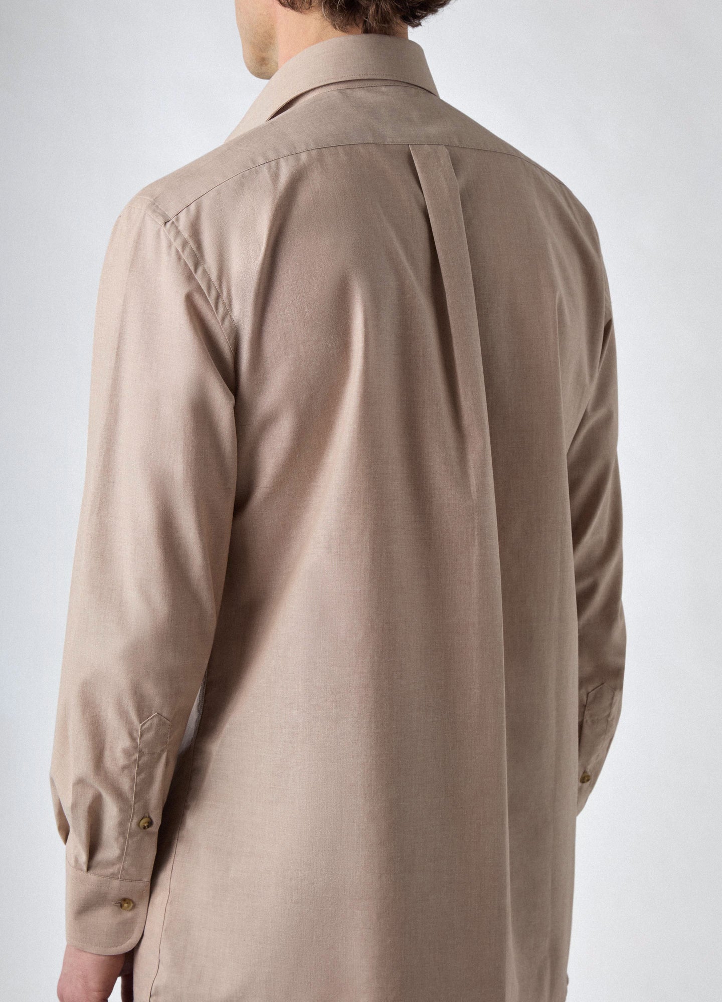 Francois Cotton/Lama Shirt - Beige Berg & Berg