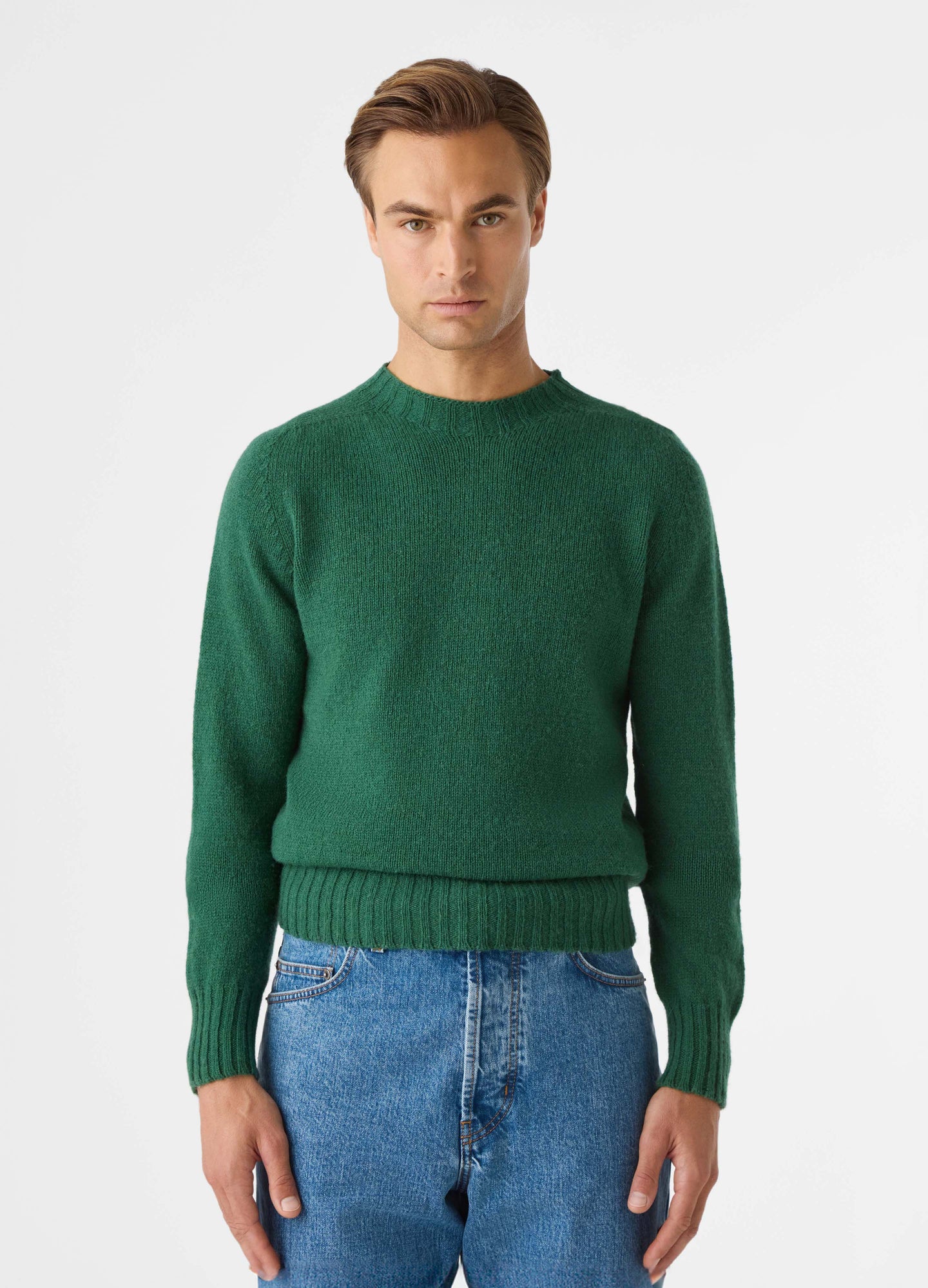 Birger Brushed Crewneck - Green