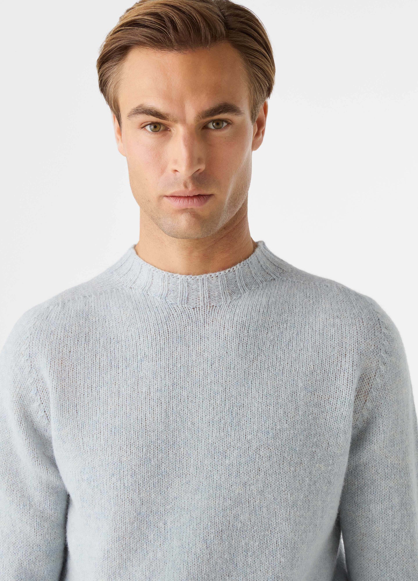 Birger Brushed Crewneck - Ice