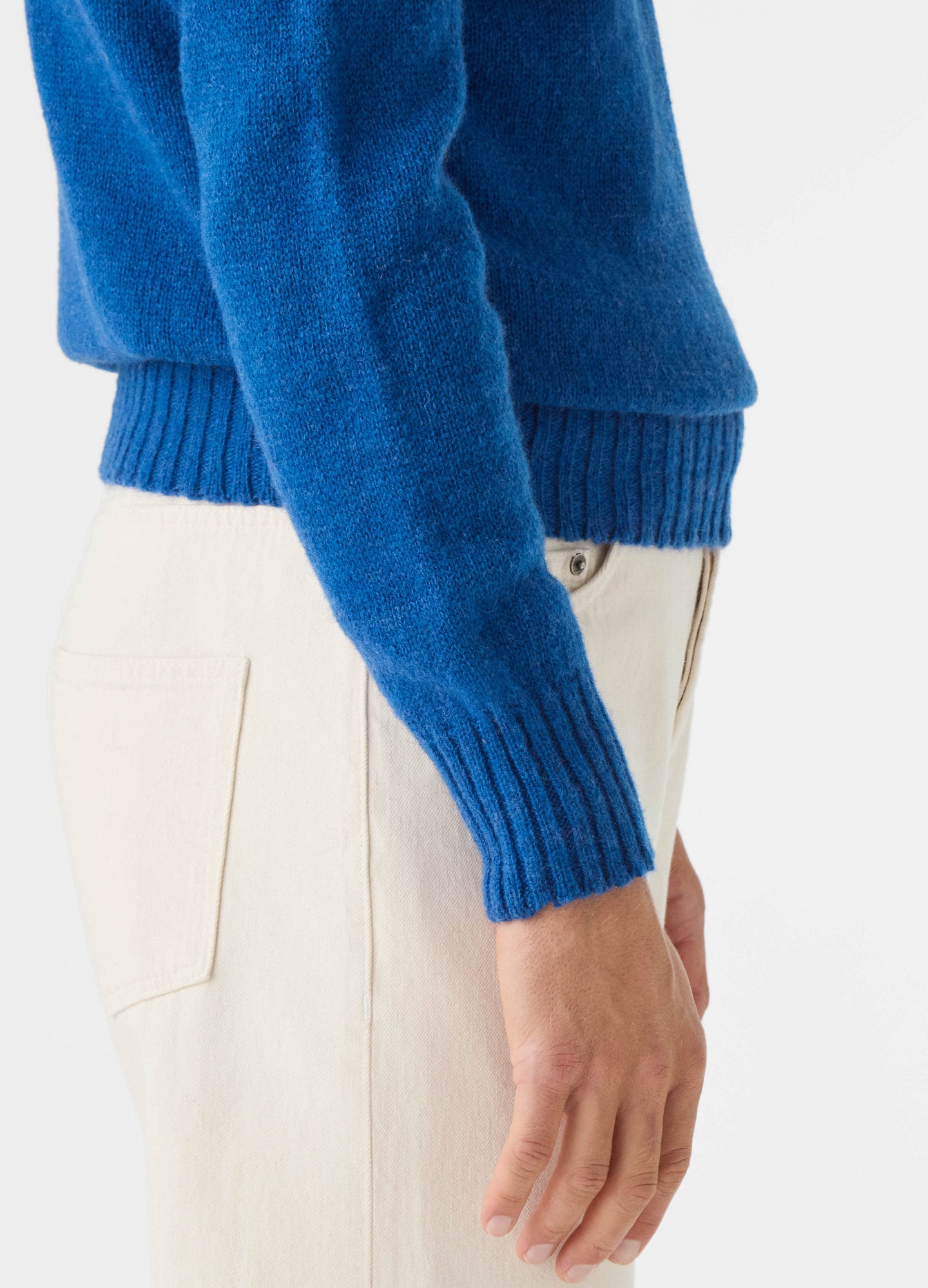 Birger Brushed Crewneck - Sky Blue