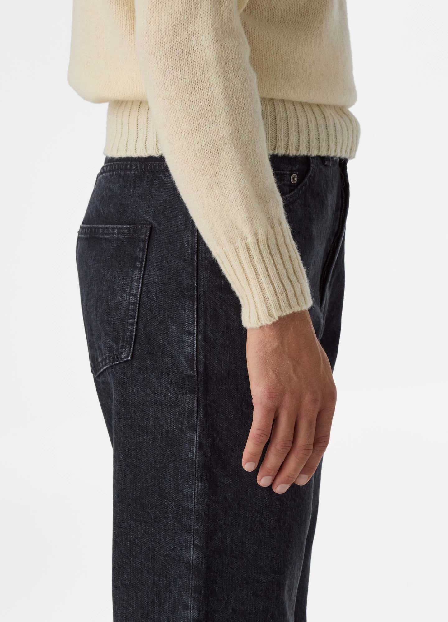 Birger Brushed Crewneck - Ecru