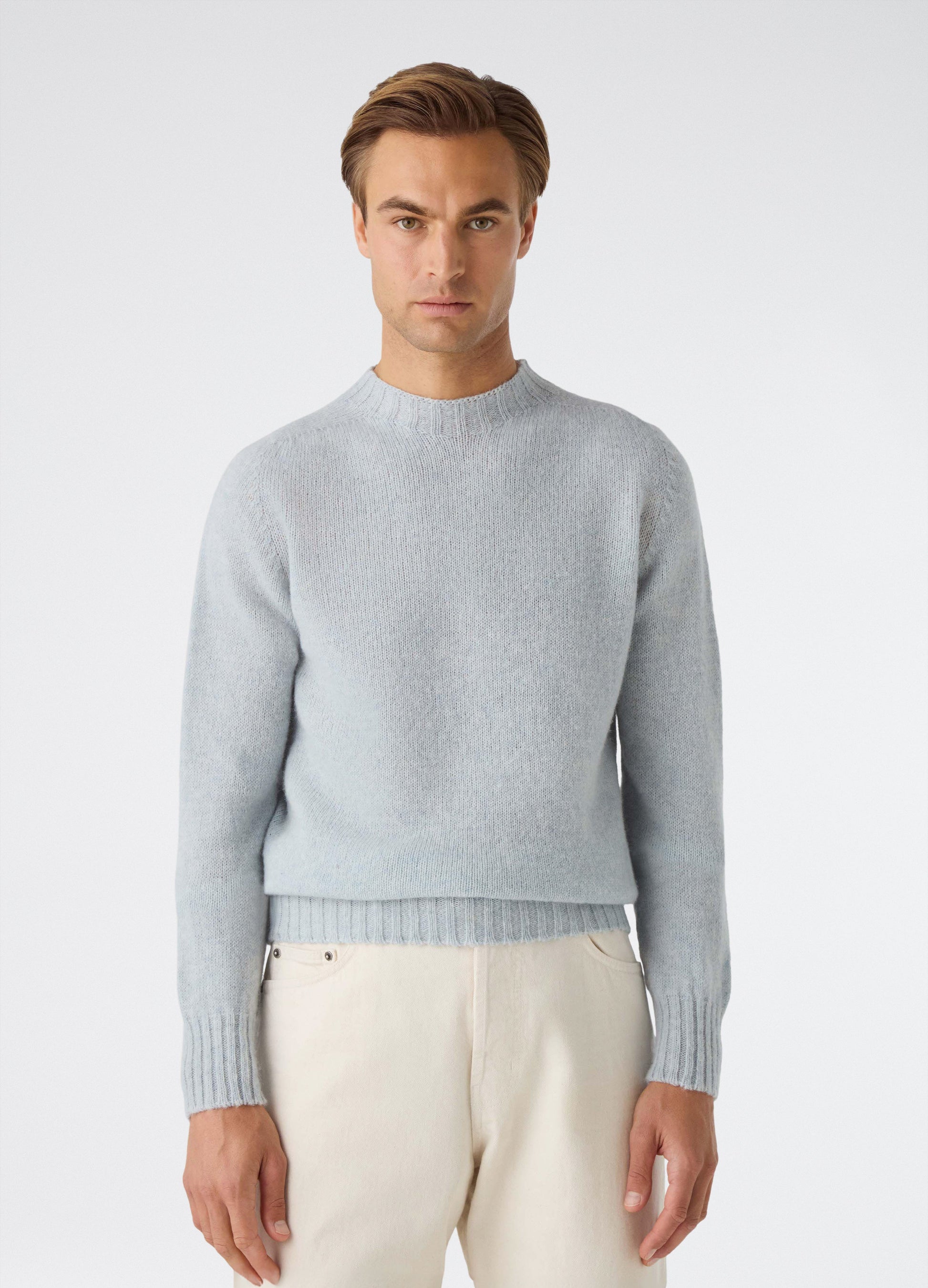 Birger Shaggy Crewneck - Ice bergbergstore