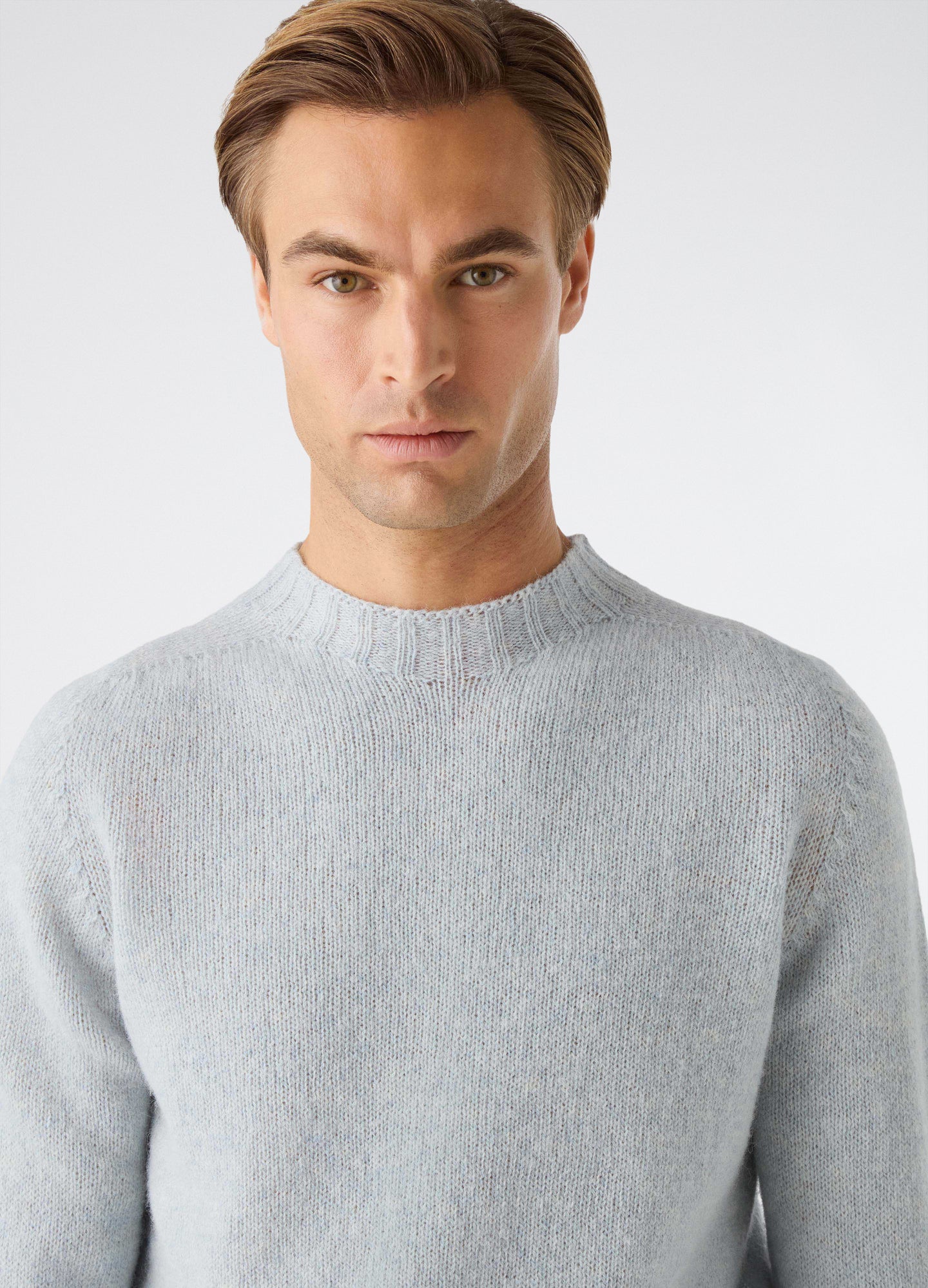 Birger Shaggy Crewneck - Ice