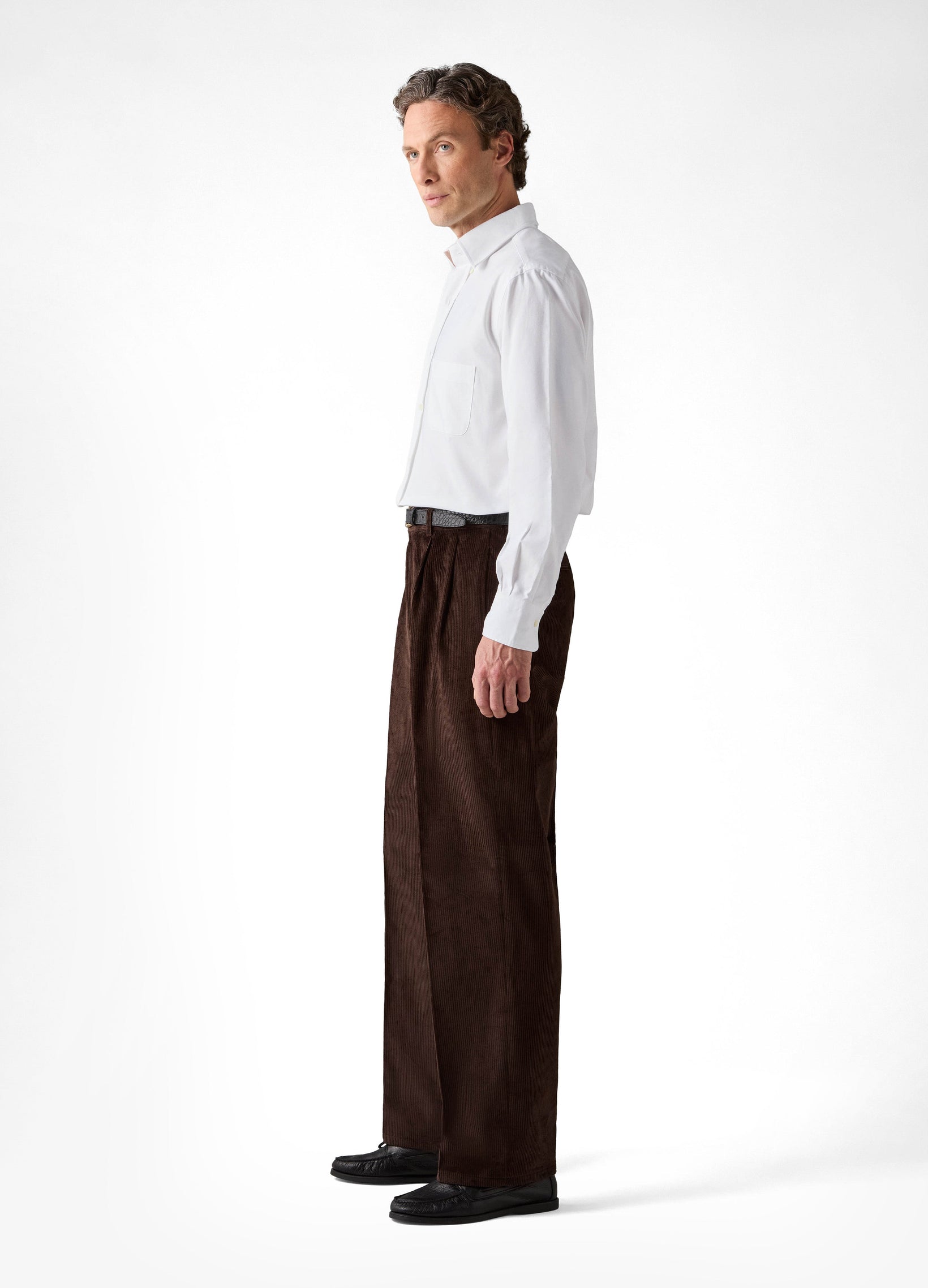 Antonello Corduroy Trousers - Brown Berg & Berg