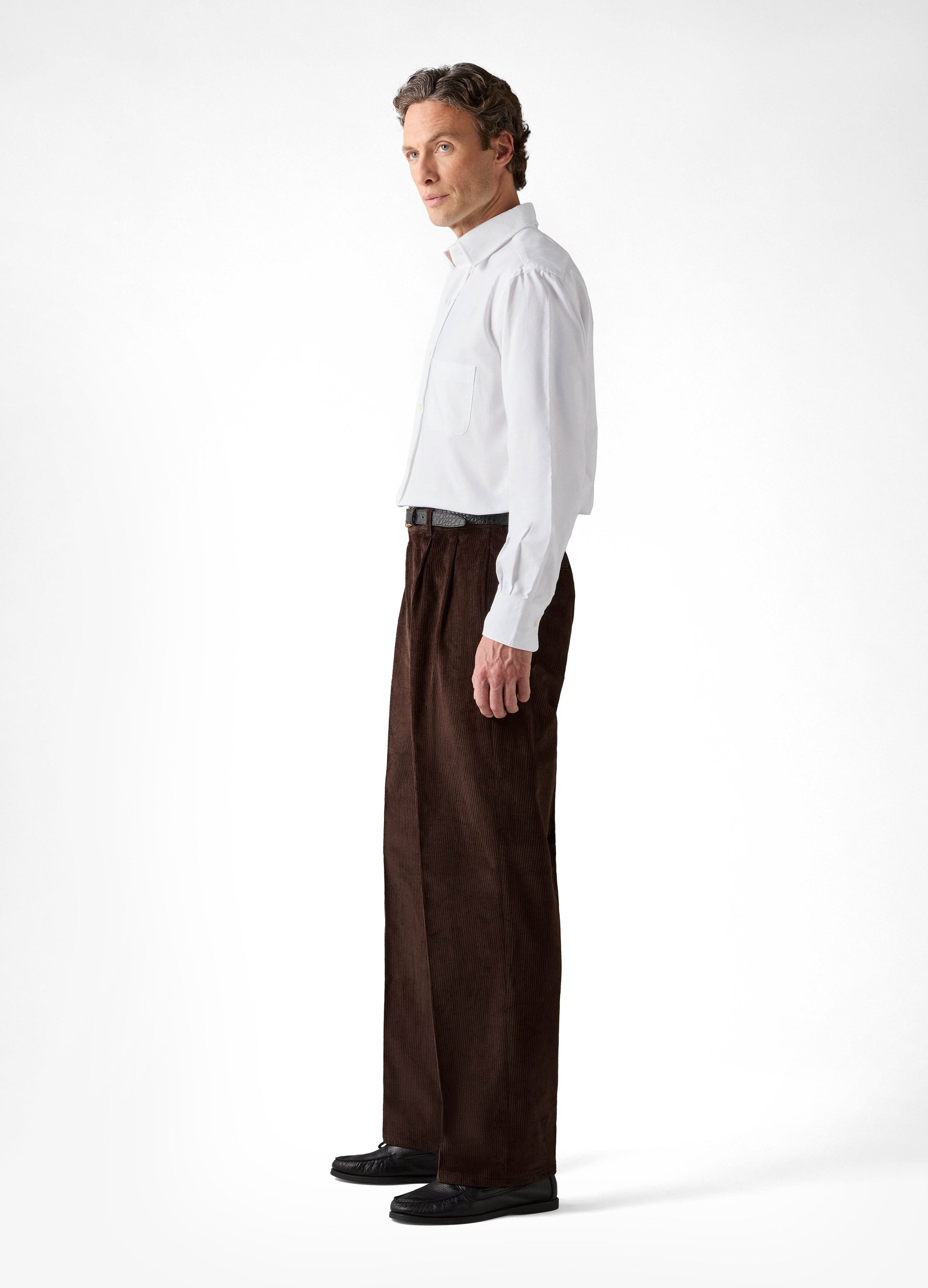 Antonello Corduroy Trousers - Brown Berg & Berg