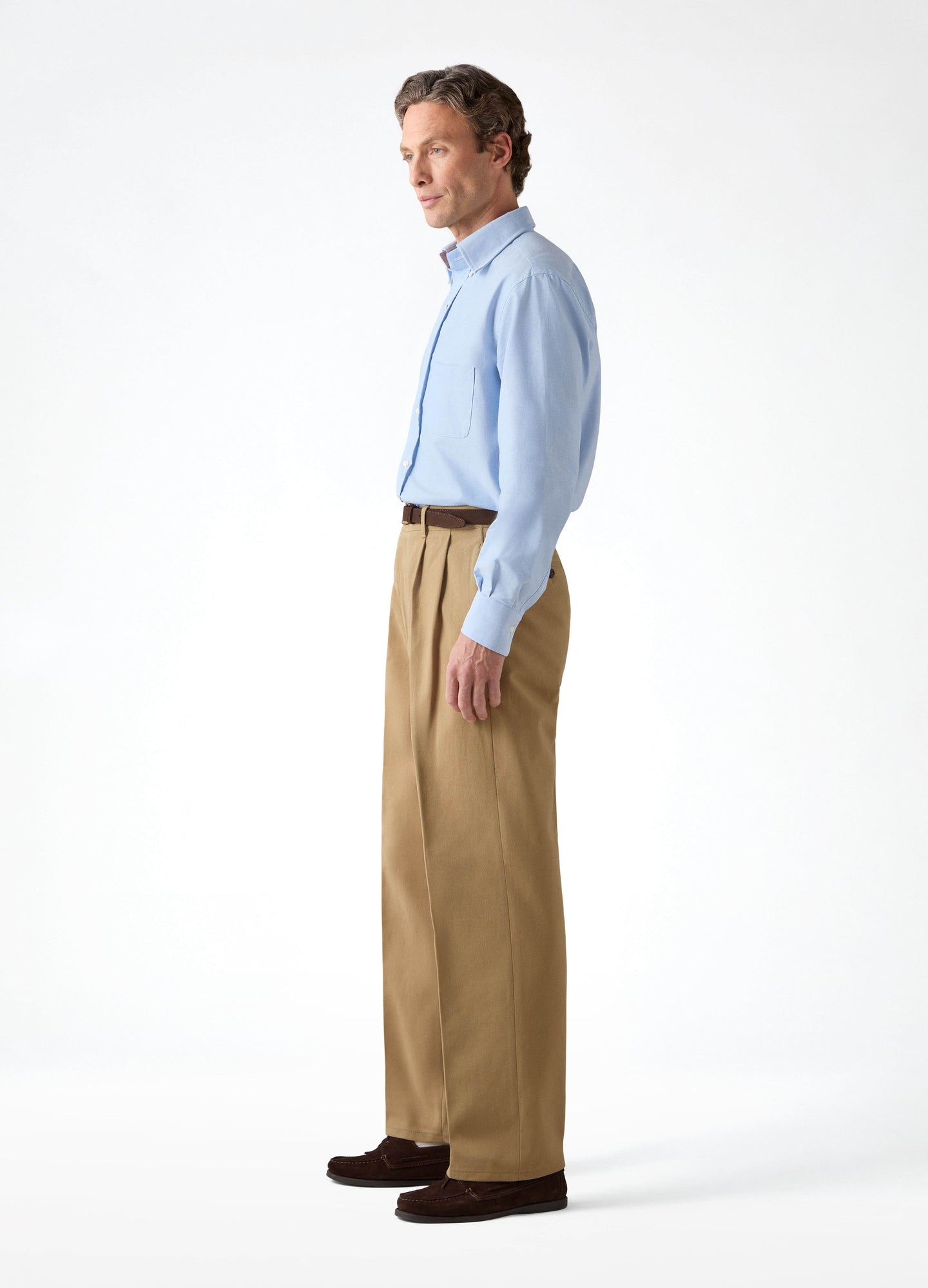 Antonello Cotton Trousers - Beige