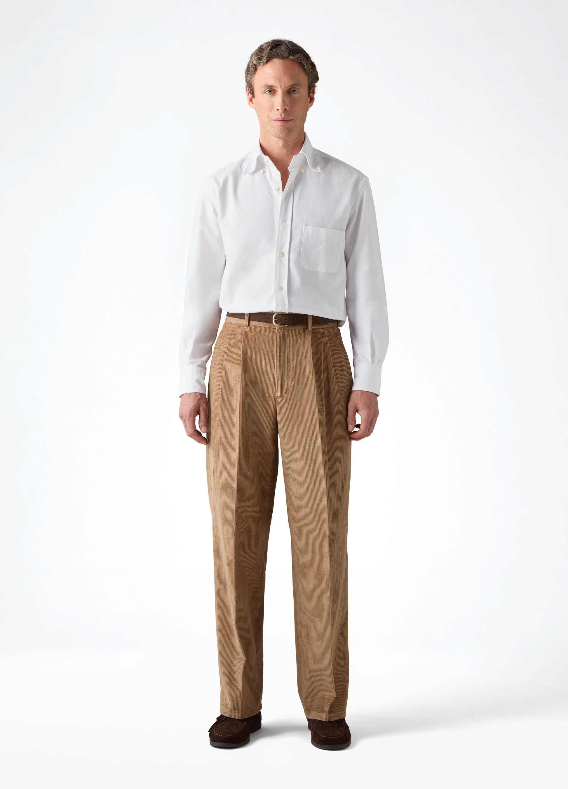 Antonello Corduroy Trousers - Fawn Berg & Berg