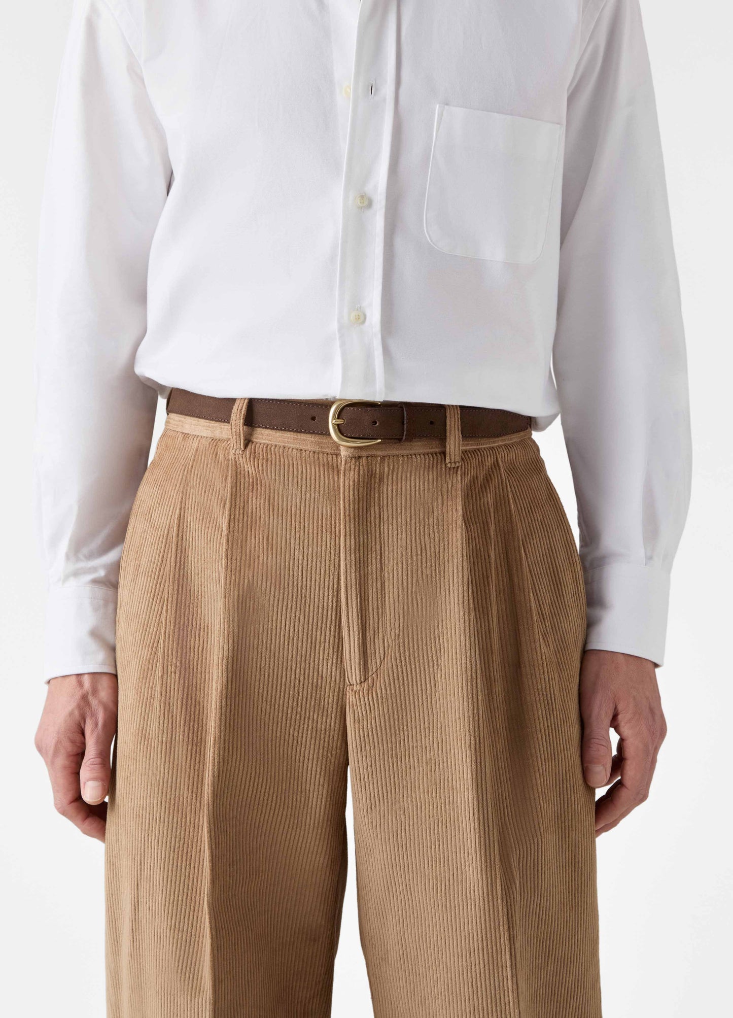 Antonello Corduroy Trousers - Fawn Berg & Berg