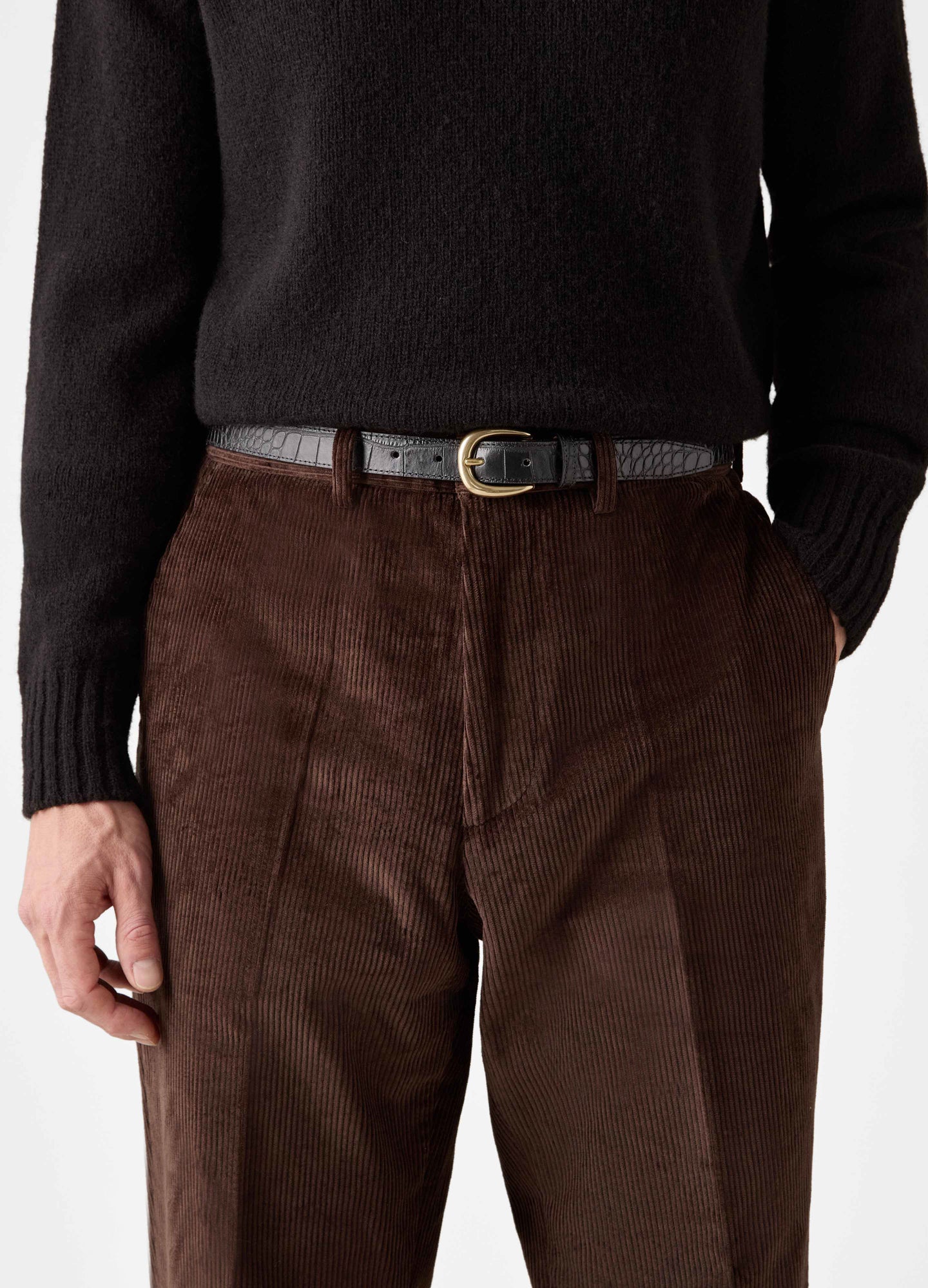 Alfie Corduroy Trousers - Brown