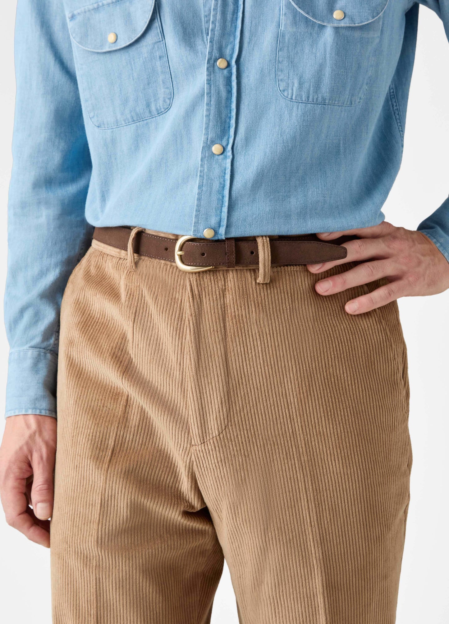 Alfie Corduroy Trousers - Fawn Berg & Berg