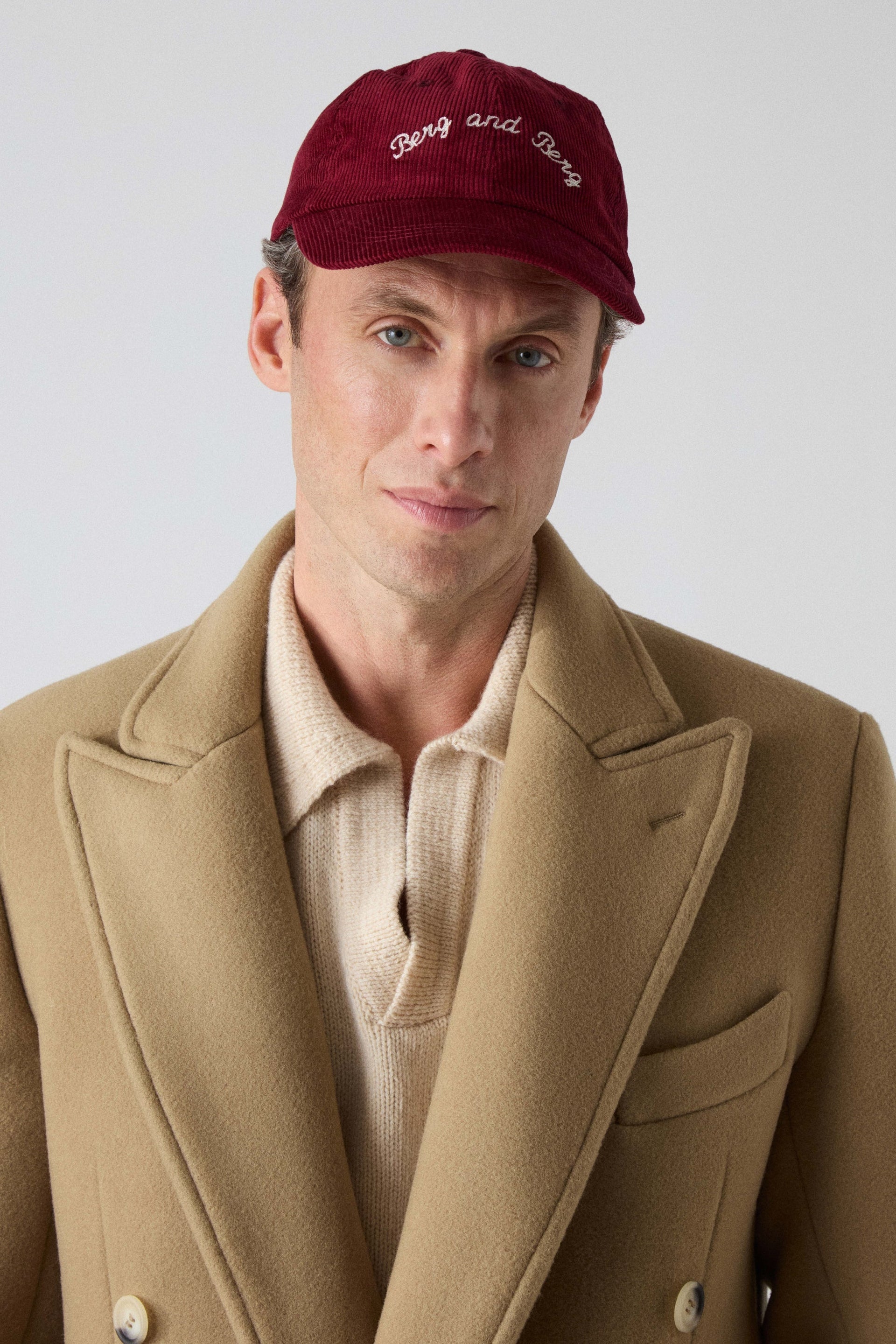 Neo Double Breasted Coat - Camel Berg & Berg