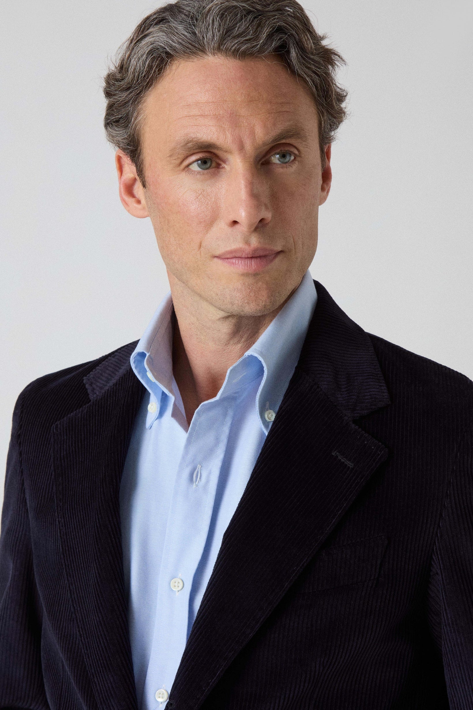 Dante Unlined Corduroy Jacket - Navy Berg & Berg