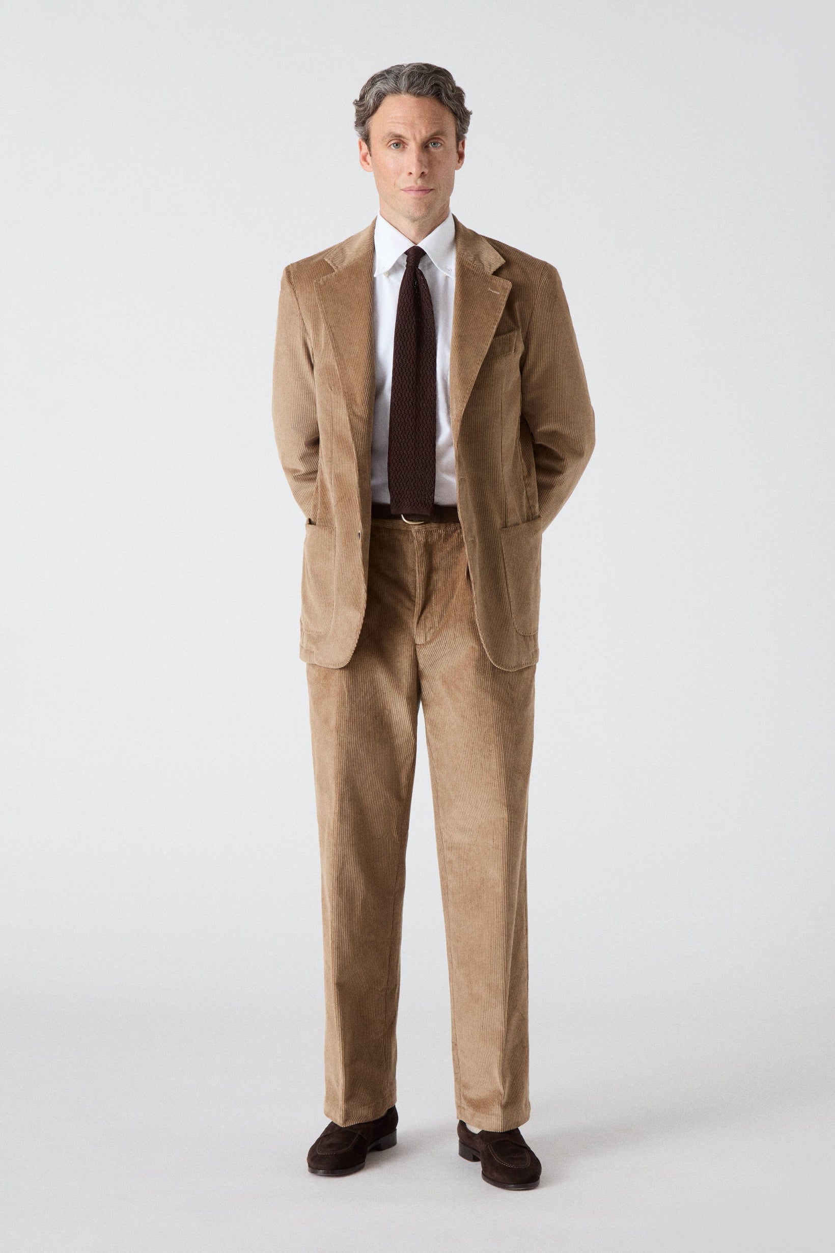 Dante Unlined Corduroy Jacket - Fawn Berg & Berg