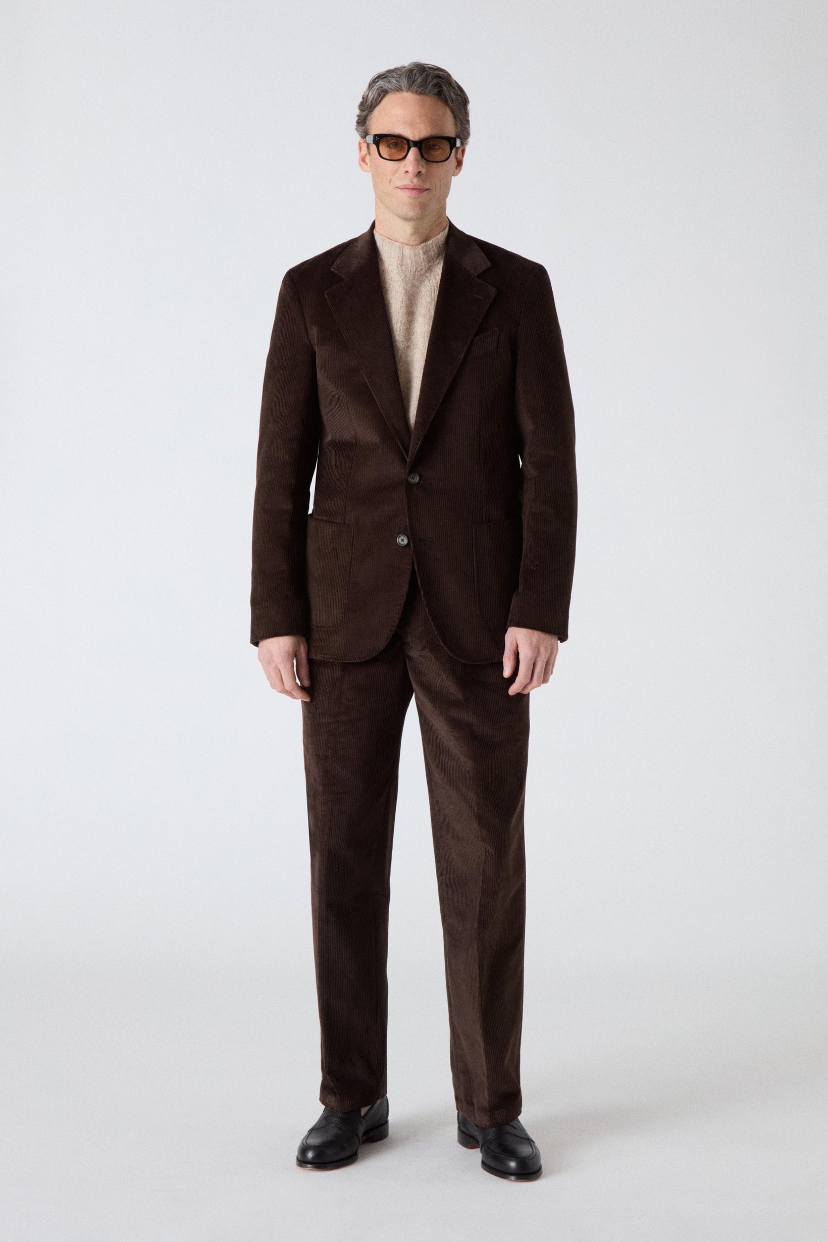 Dante Unlined Corduroy Jacket - Brown Berg & Berg