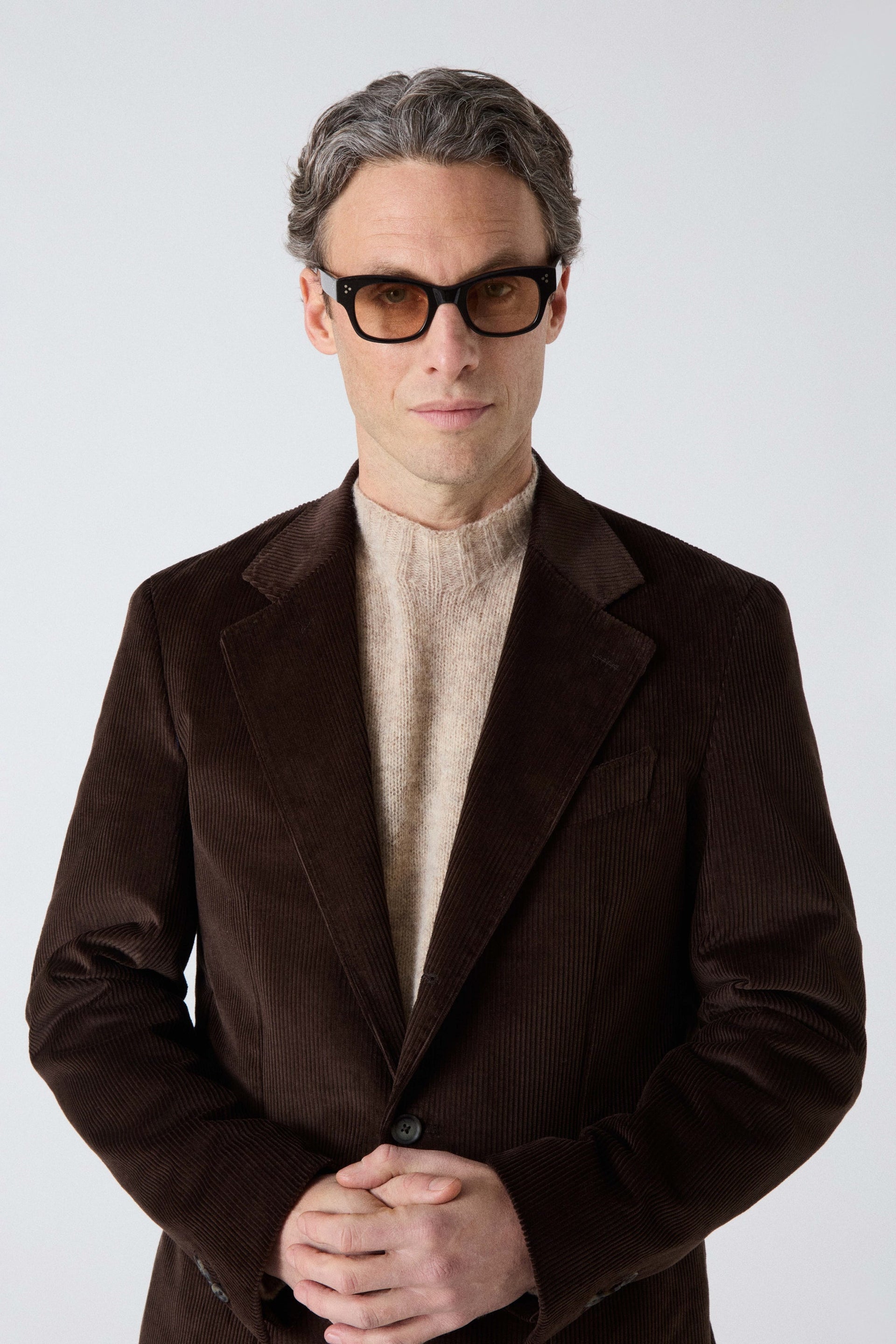 Dante Unlined Corduroy Jacket - Brown Berg & Berg
