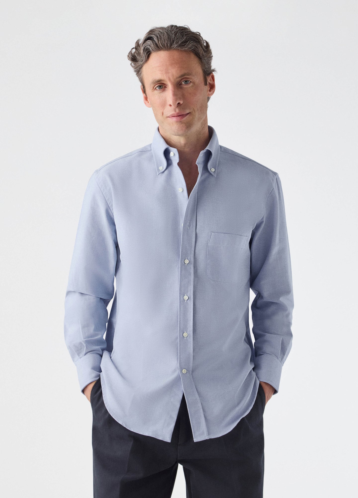 Ferdinand Oxford Button Down Shirt - Light Blue