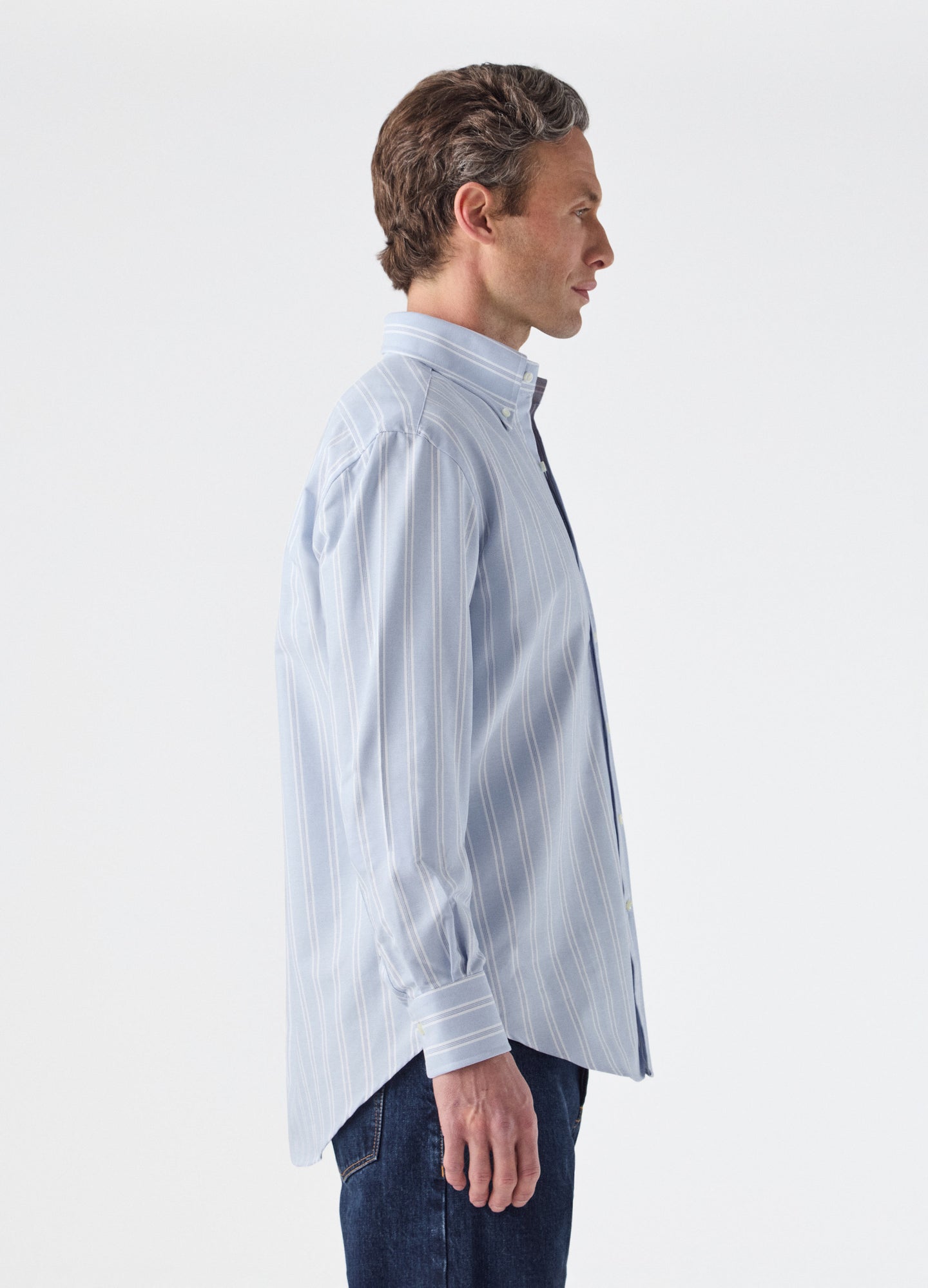 Ferdinand Oxford Button Down Shirt - Blue/White