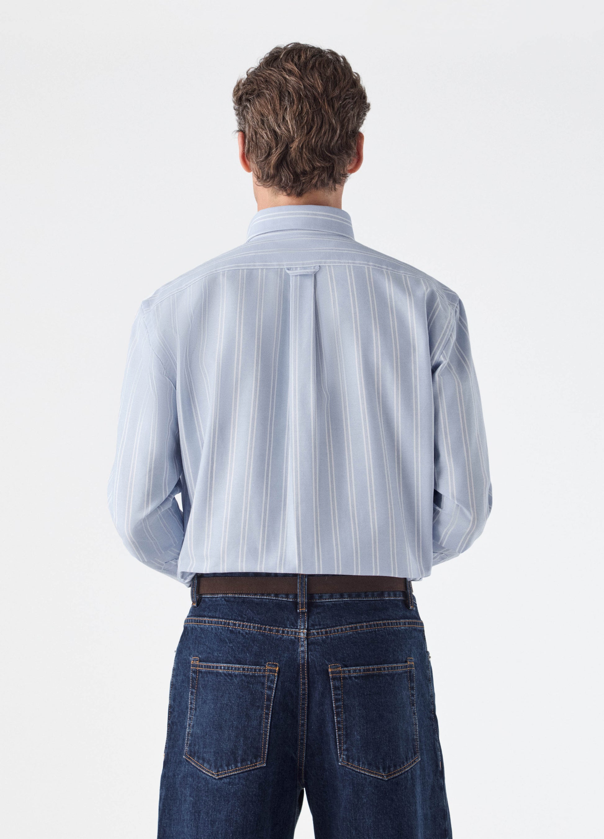 Ferdinand Oxford Button Down Shirt - Blue/White Berg & Berg