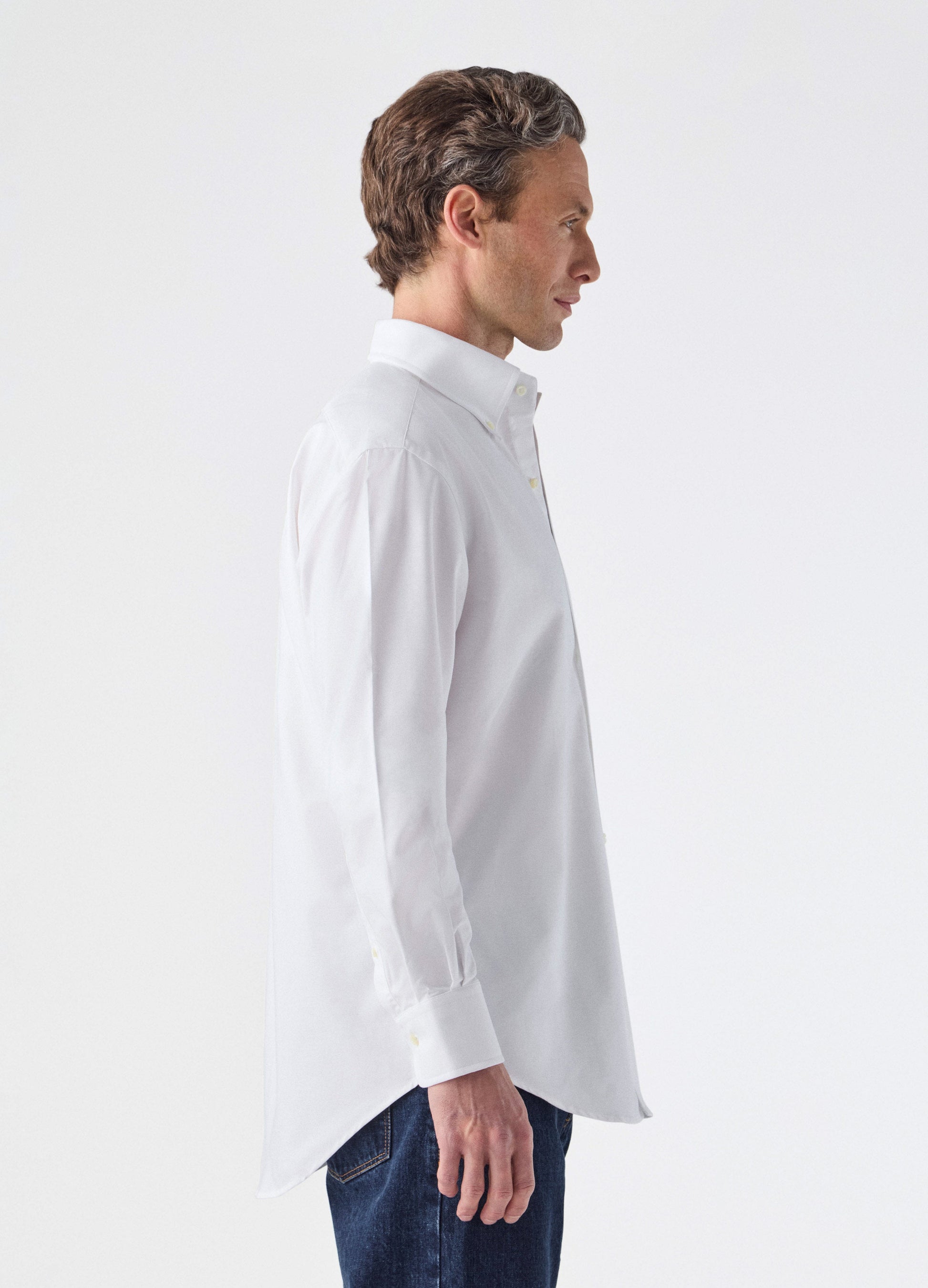 Ferdinand Oxford Button Down Shirt - White Berg & Berg