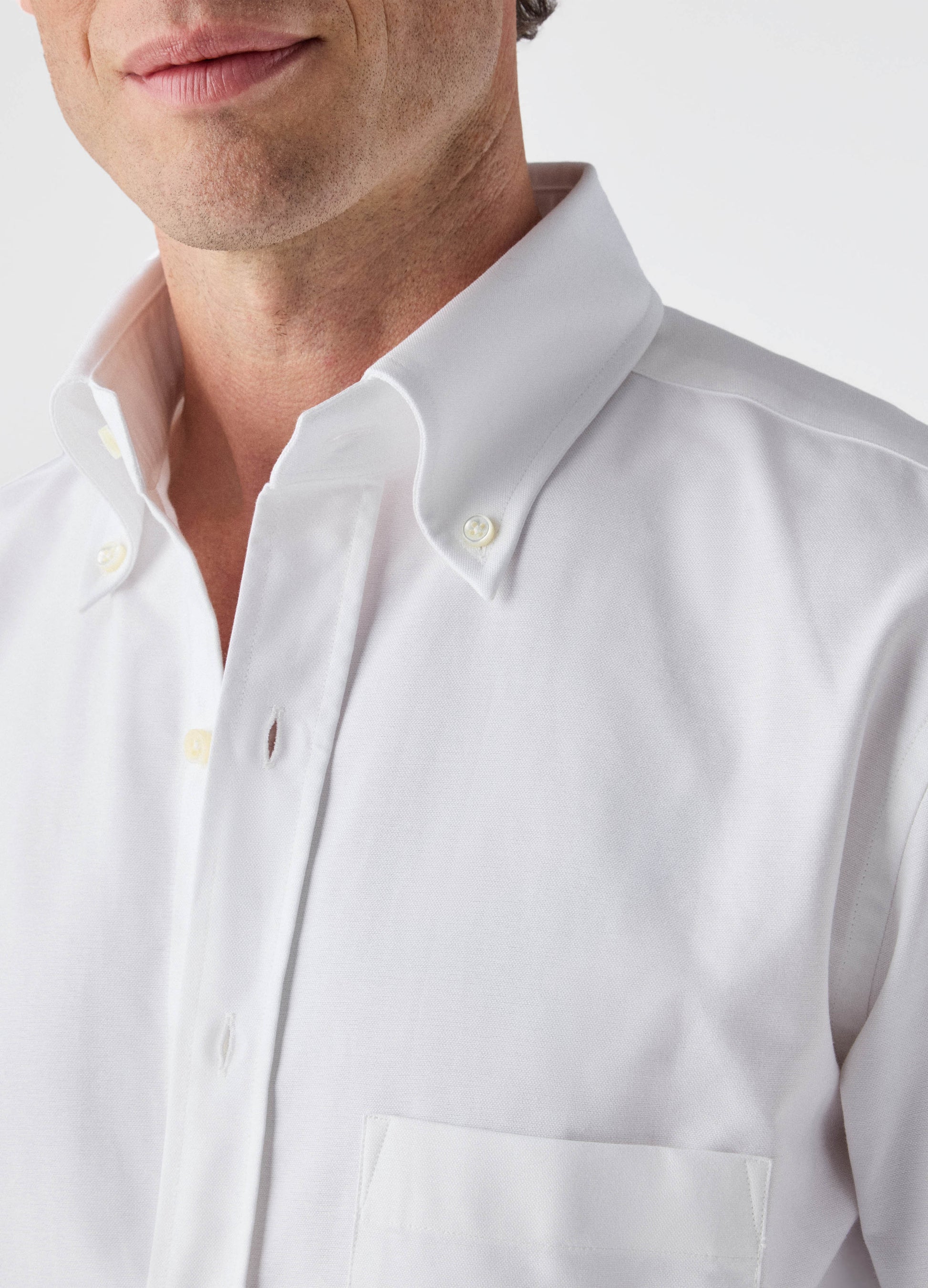 Ferdinand Oxford Button Down Shirt - White Berg & Berg