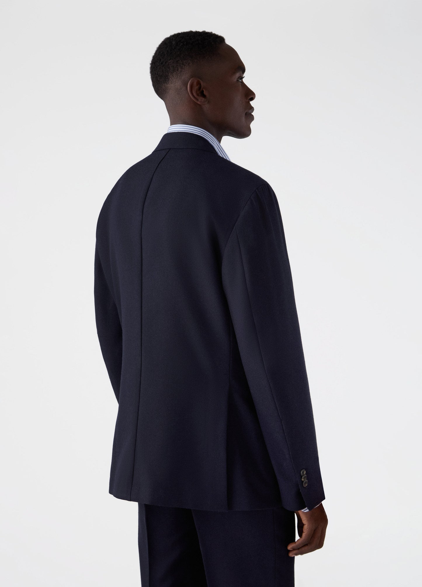 Don Winter High Twist Suit Jacket - Navy Berg & Berg