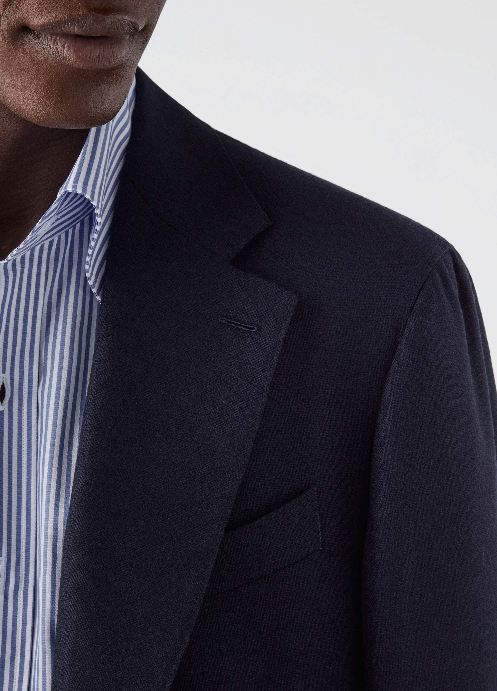 Don Winter High Twist Suit Jacket - Navy Berg & Berg