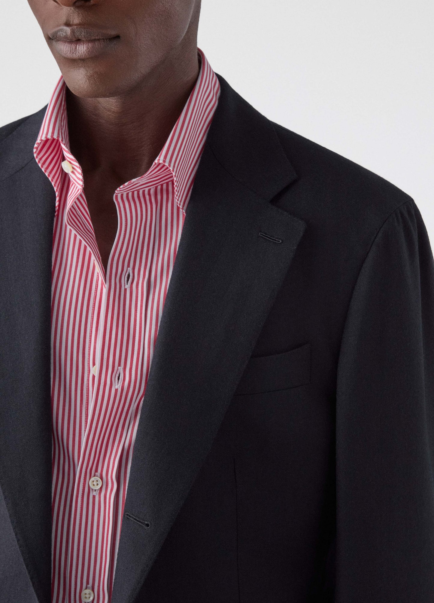 Don Herringbone Suit Jacket - Navy Berg & Berg