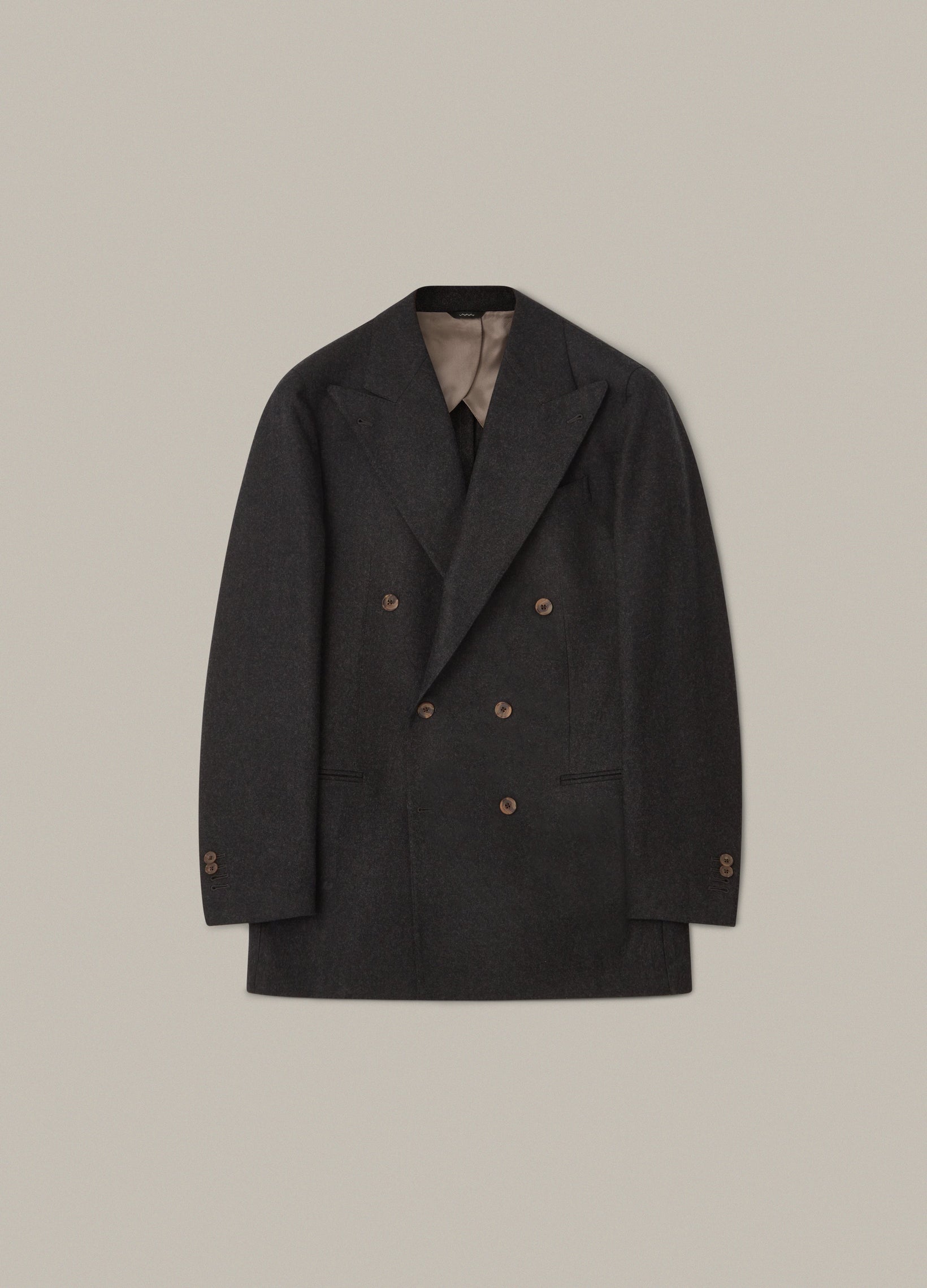 Dylan DB Flannel Blazer - Charcoal Berg & Berg