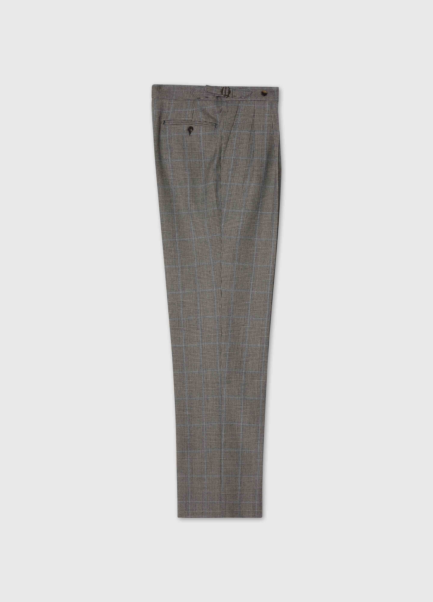 Don Glencheck Suit - Grey/Blue Berg & Berg