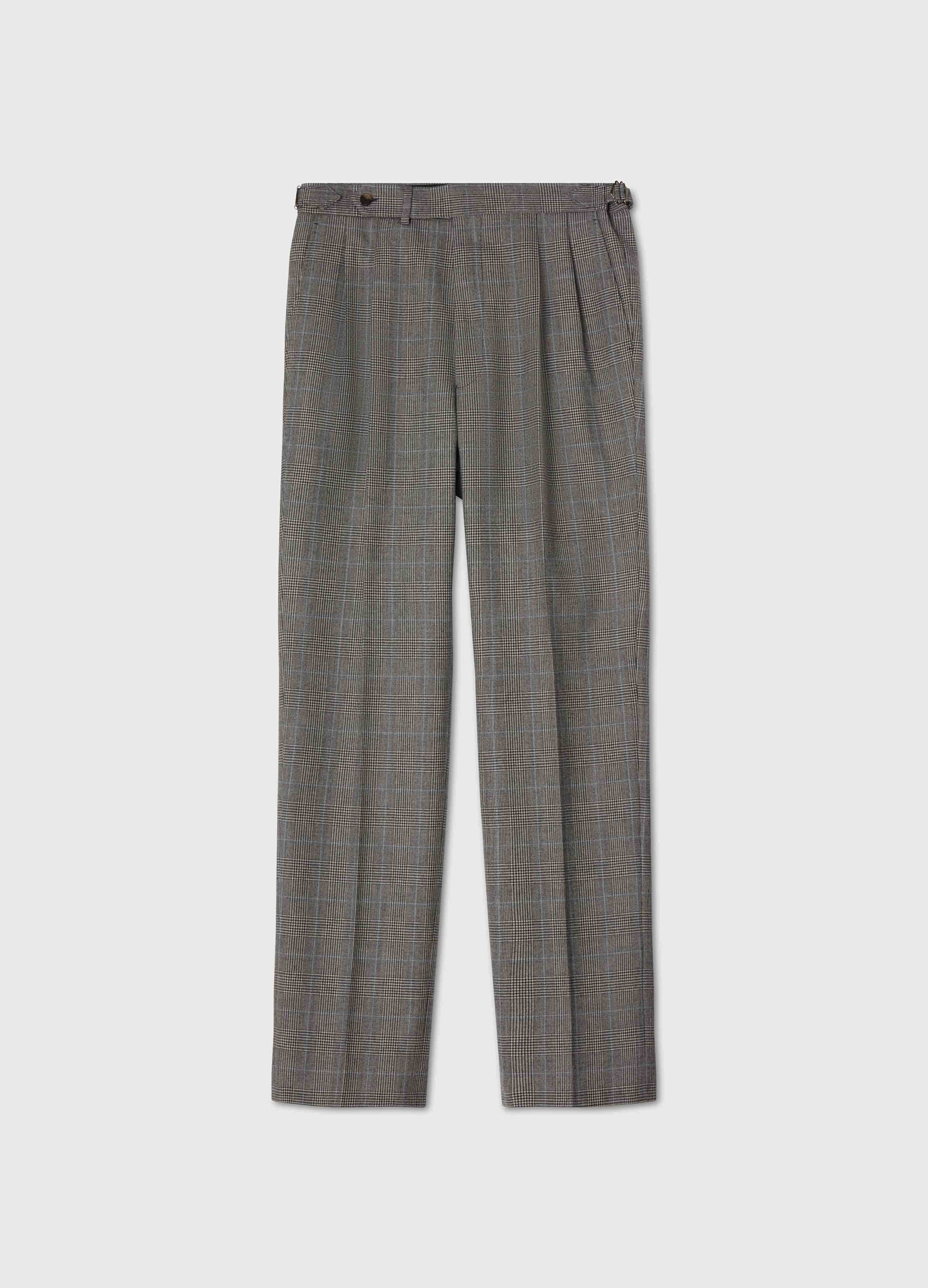 Don Glencheck Suit - Grey/Blue Berg & Berg