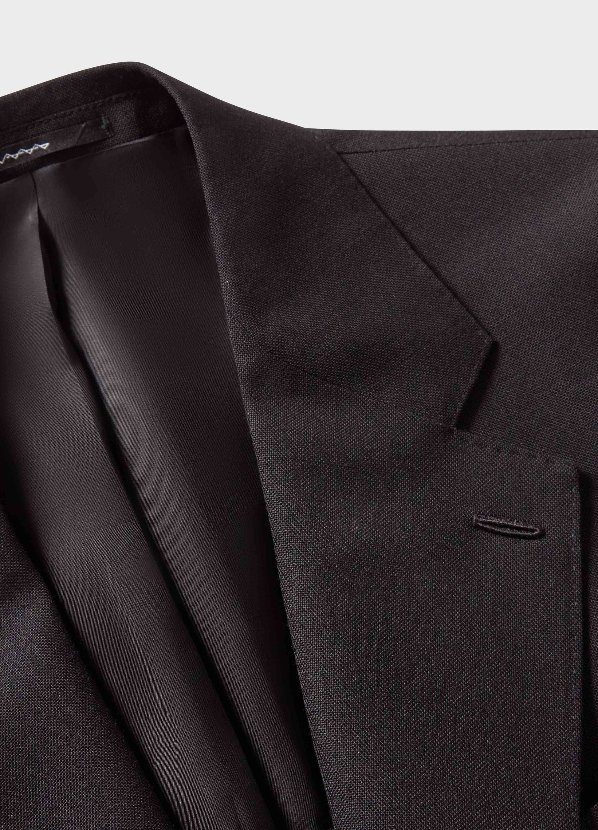 Don High Twist Suit Jacket - Black | Berg & Berg