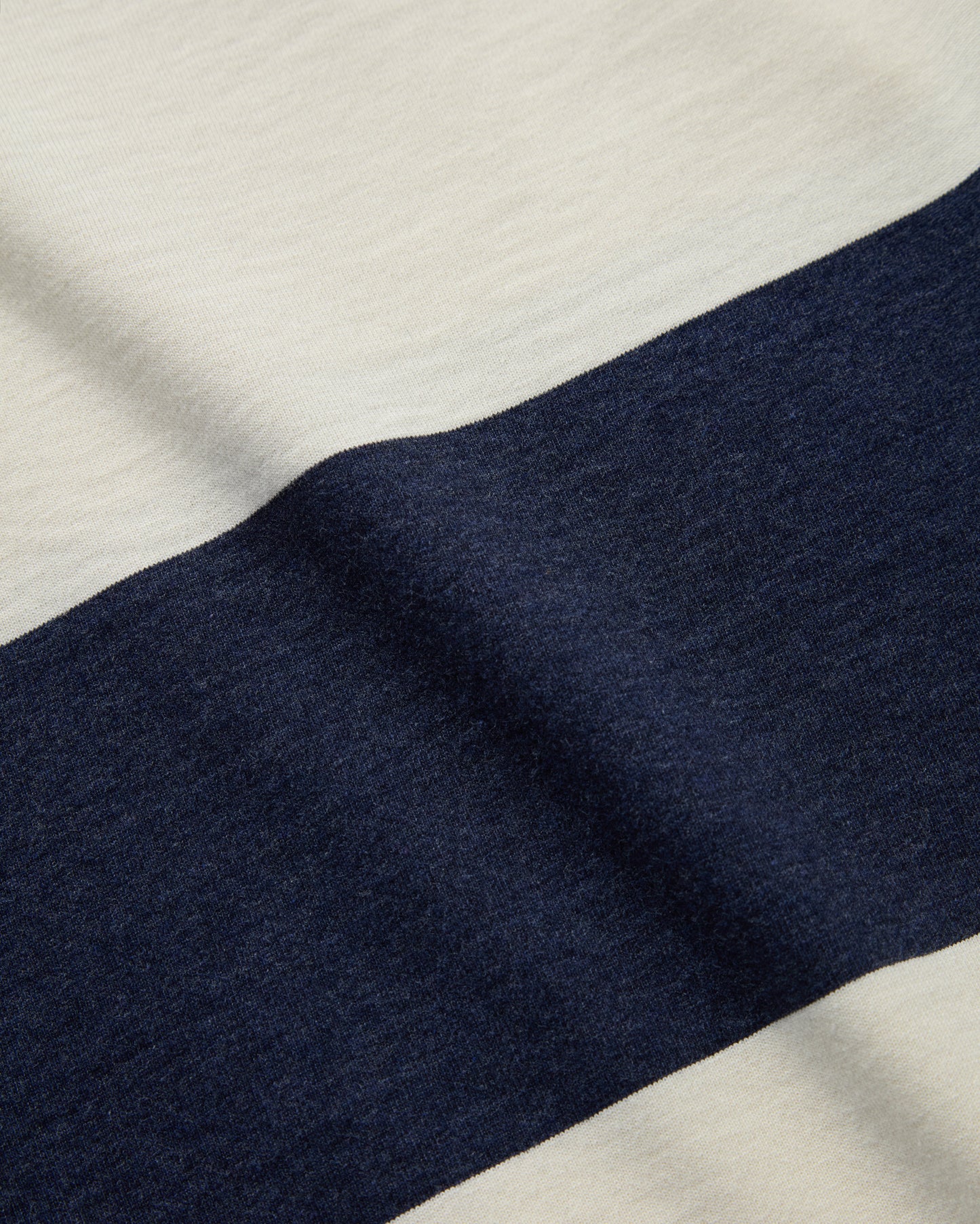 Torgny T-Shirt - Navy/White Block Stripe Berg & Berg