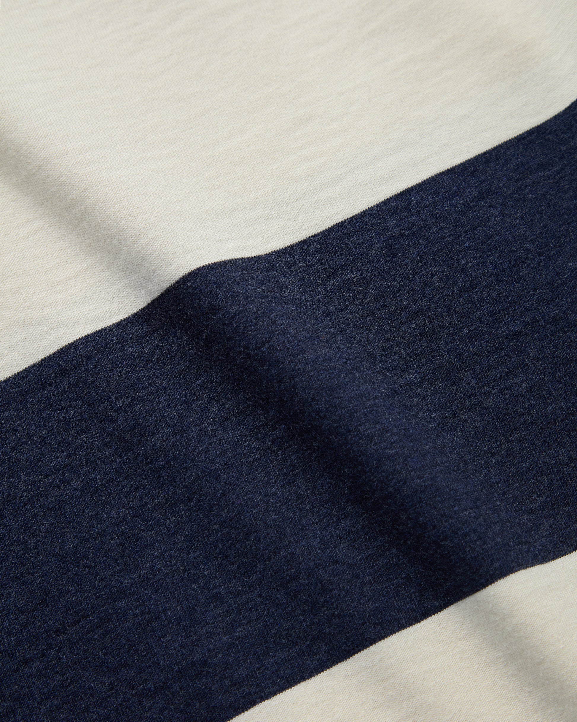 Torgny T-Shirt - Navy/White Block Stripe Berg & Berg