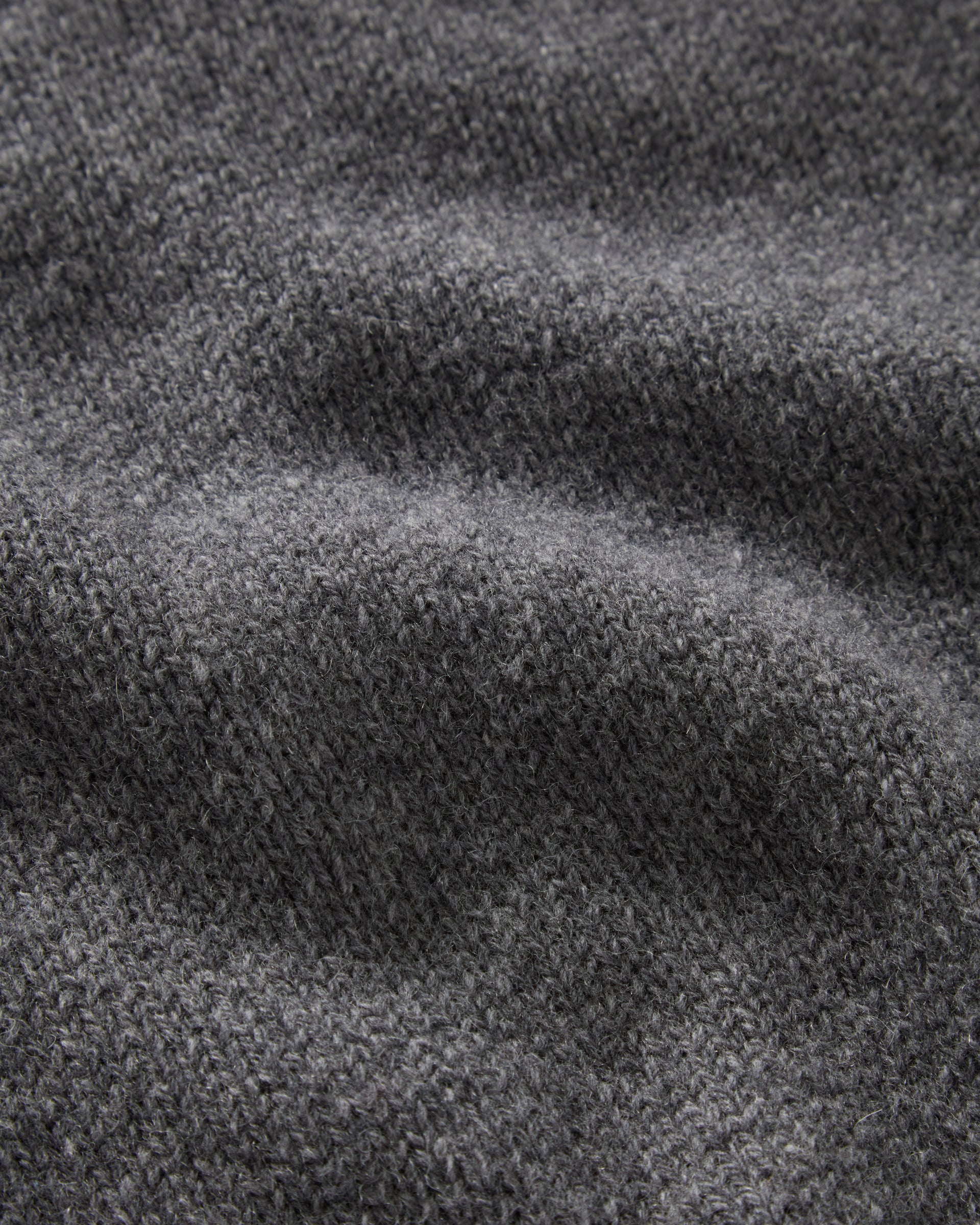 Bernhard Roll Neck Sweater - Mid Grey Melange | Berg & Berg