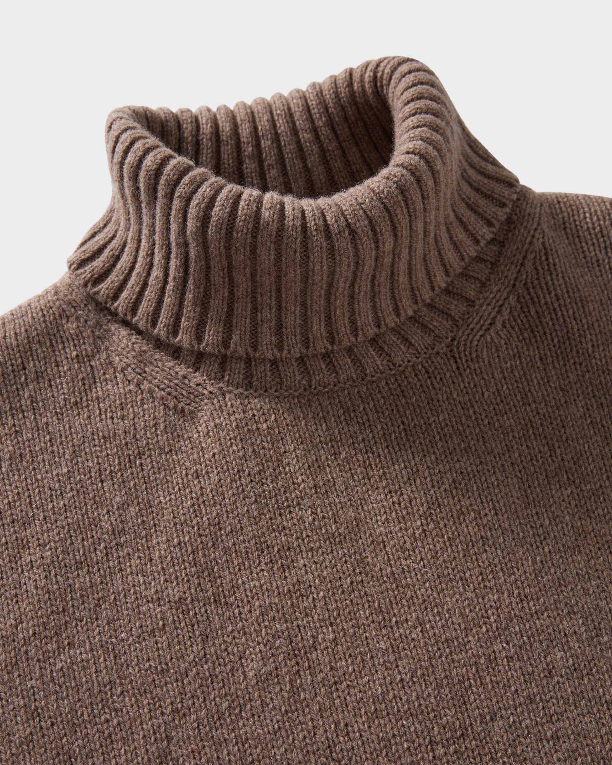 Bernhard Roll Neck Sweater - Hazel | Berg & Berg