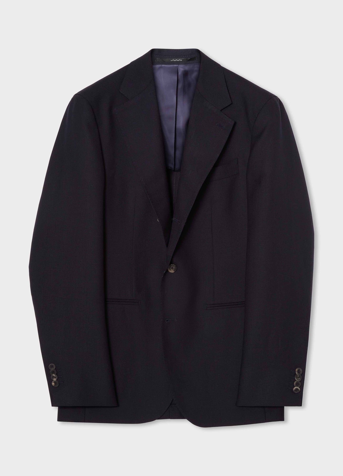 Don High Twist Suit Jacket - Navy | Berg & Berg