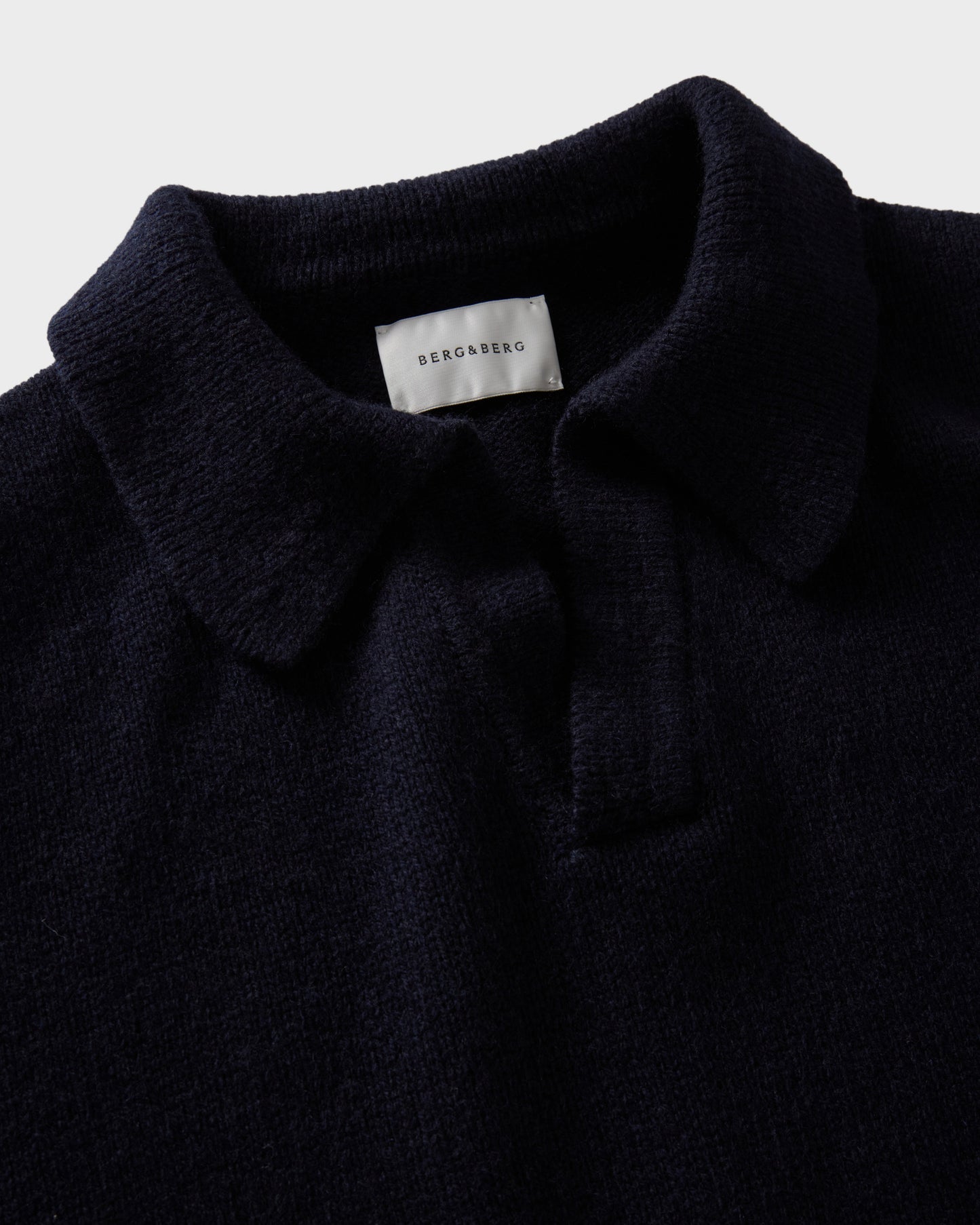Benny Wool/Cashmere Polo - Navy | Berg & Berg