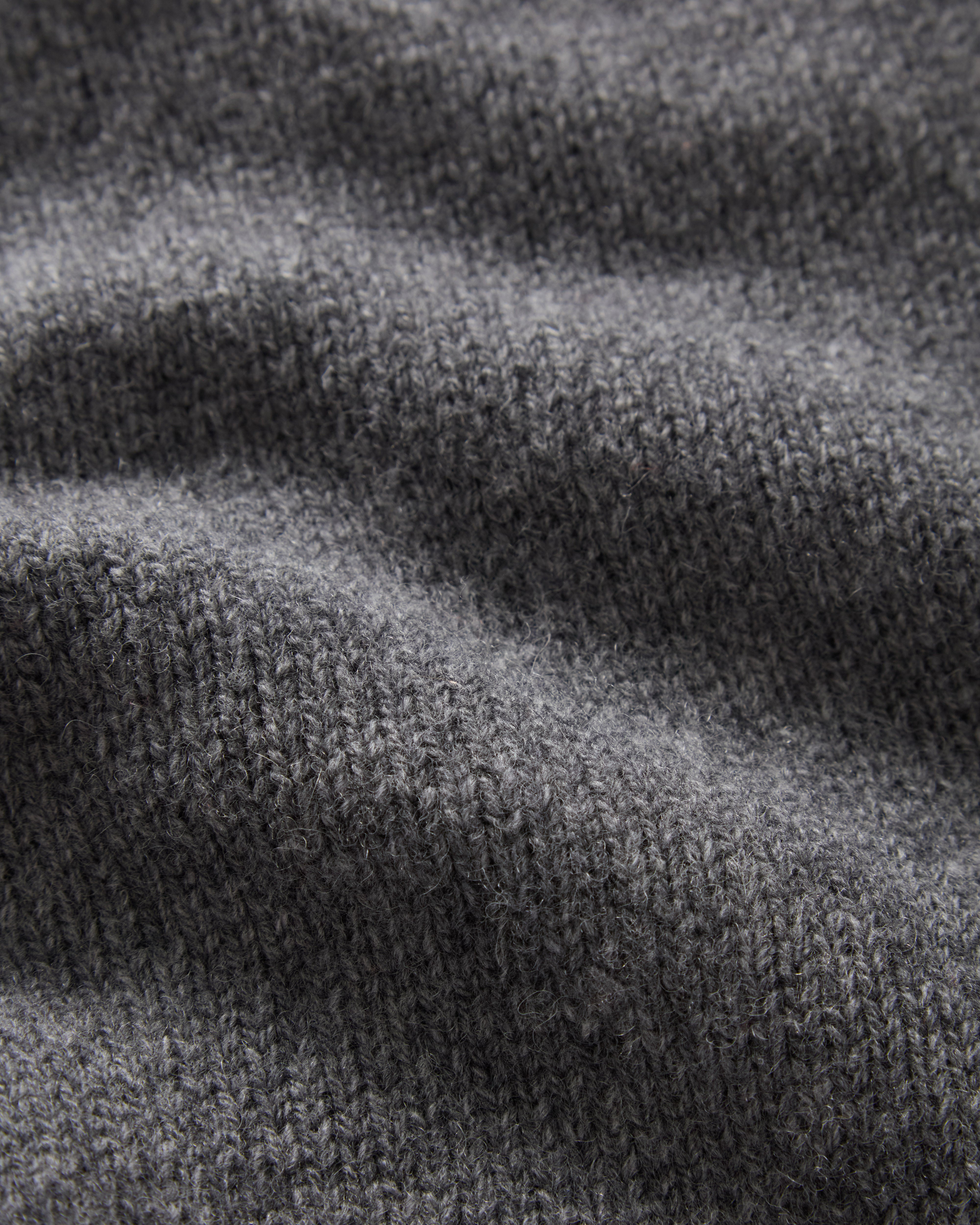 Benny Wool/Cashmere Polo - Mid Grey Melange bergbergstore