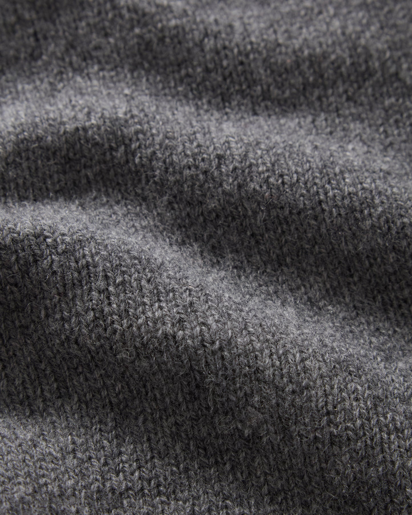 Benny Wool/Cashmere Polo - Mid Grey Melange bergbergstore