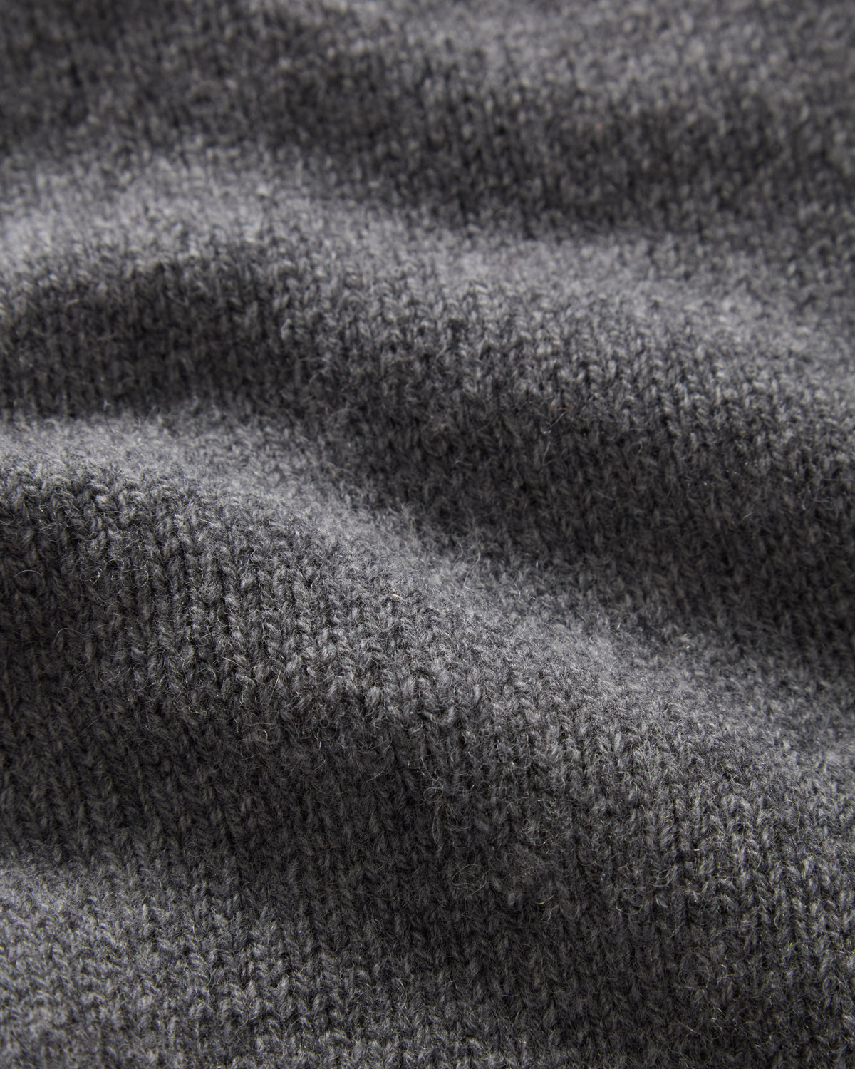 Benny Wool/Cashmere Polo - Mid Grey Melange bergbergstore