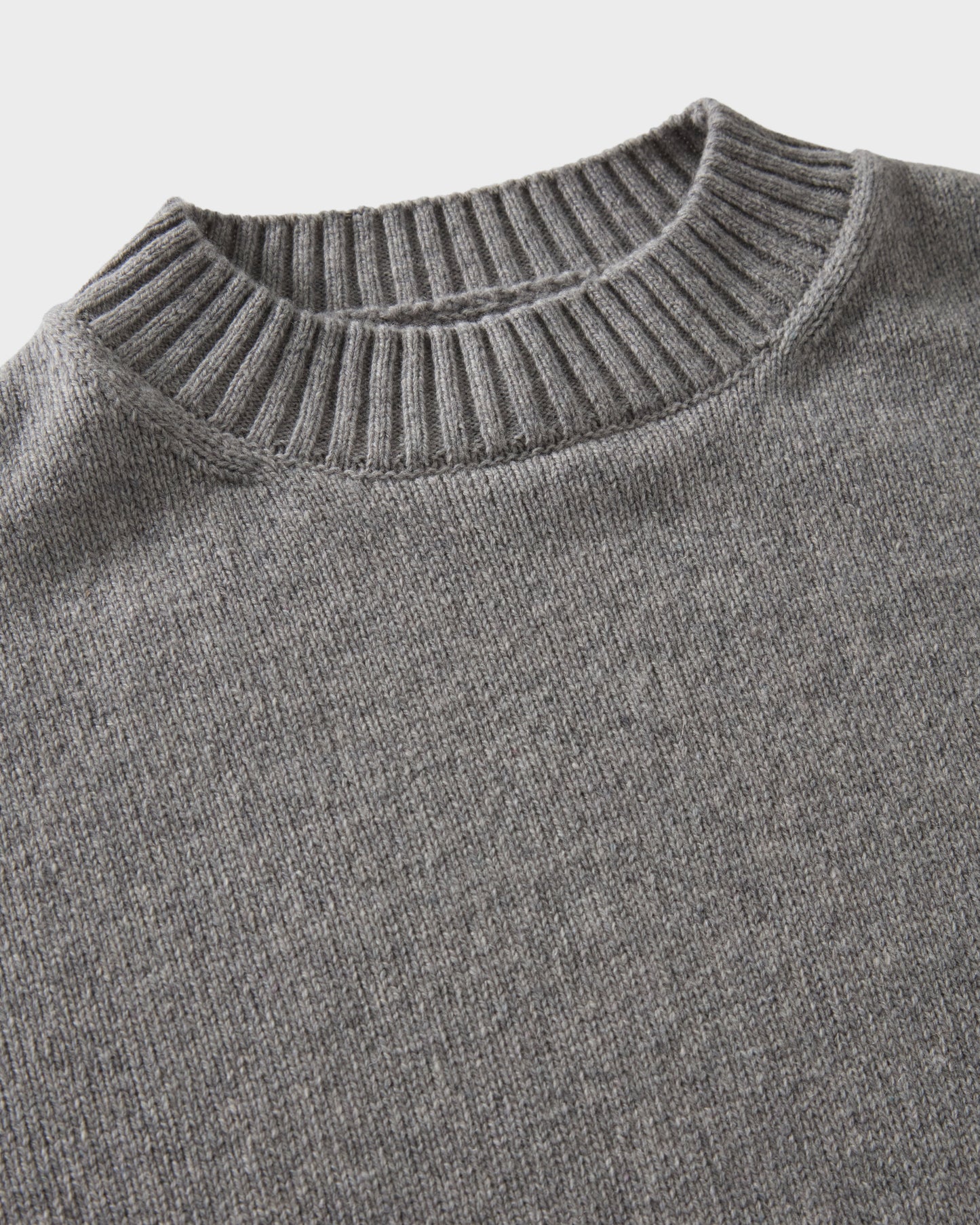 Ben Cashmere Sweater - Light Grey Melange | Berg & Berg