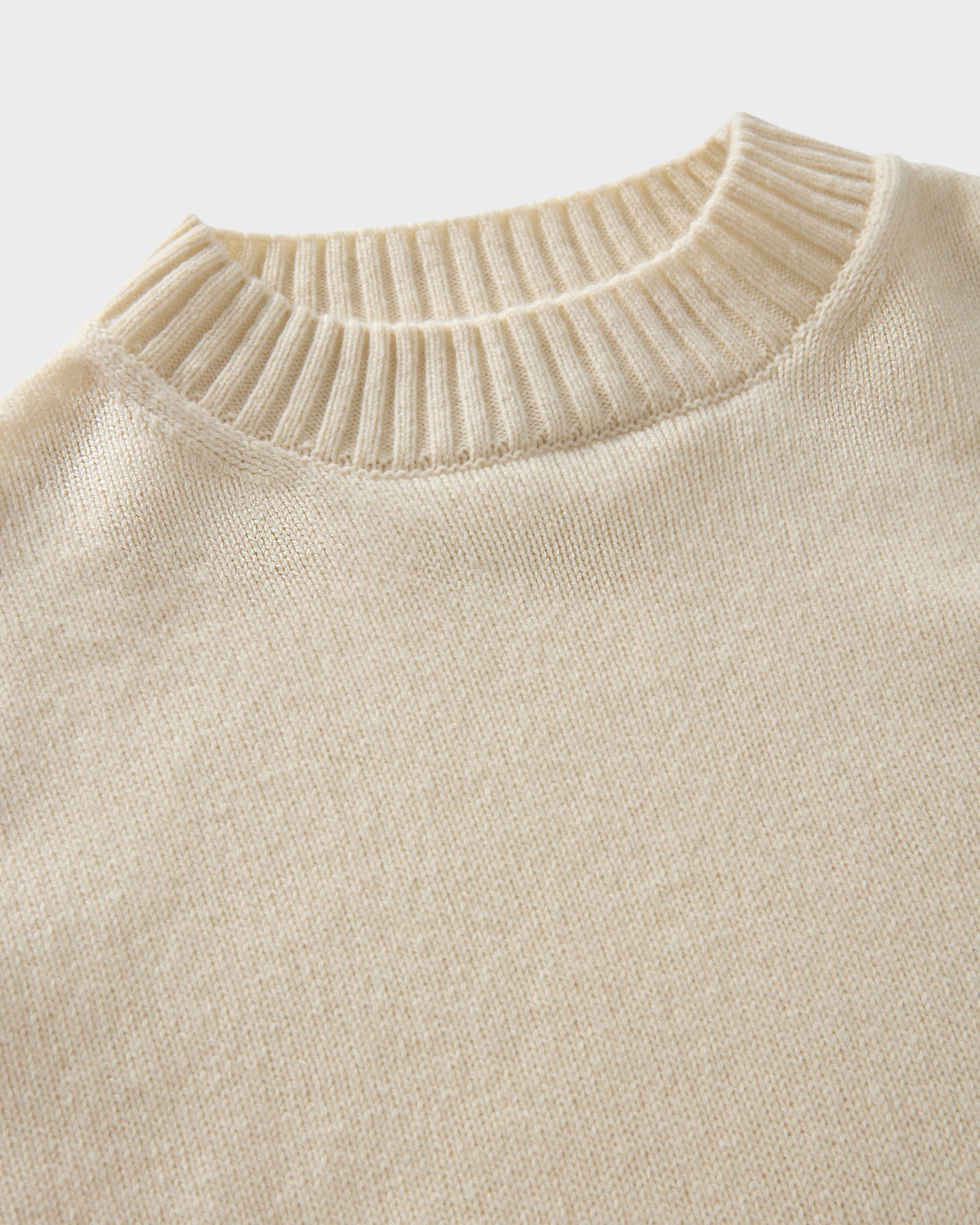 Ben Cashmere Sweater - Cream | Berg & Berg