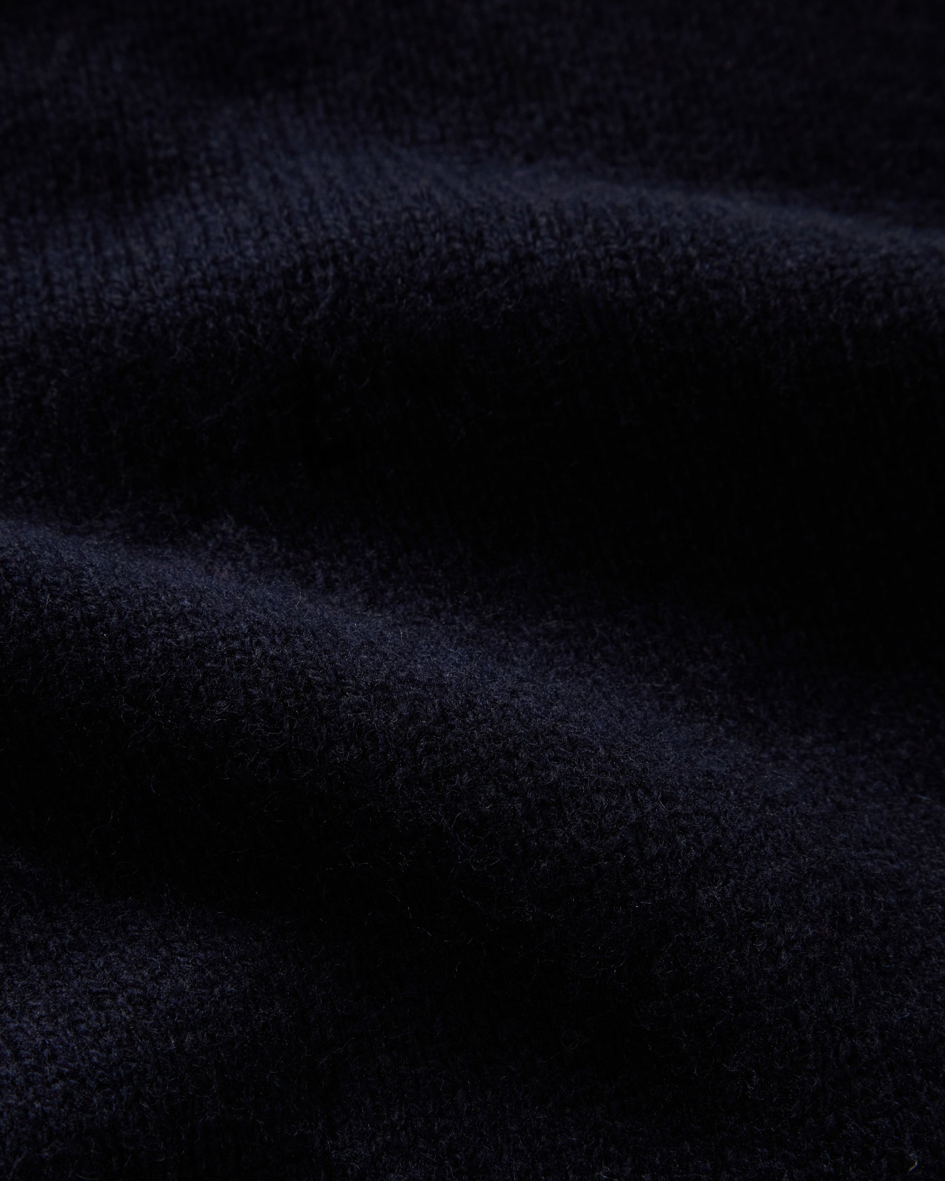 Bernhard Roll Neck Sweater - Navy | Berg & Berg