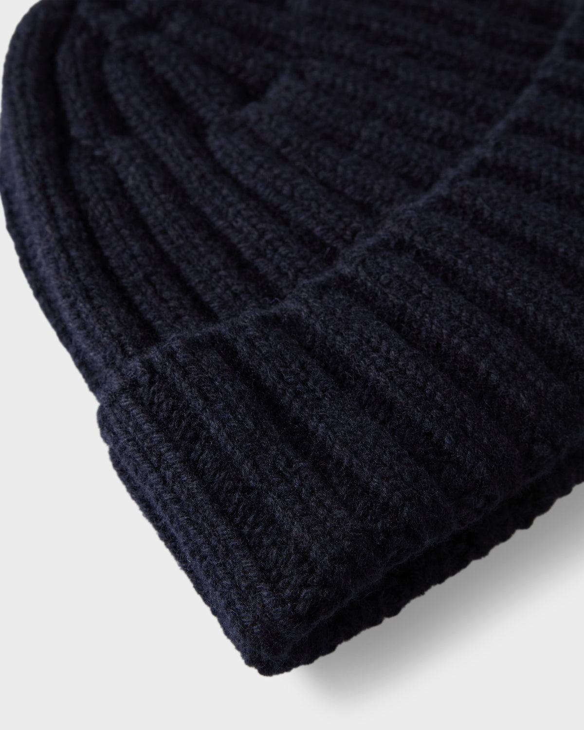Åke Merino/Cashmere Knit Hat - Dark Navy | Berg & Berg