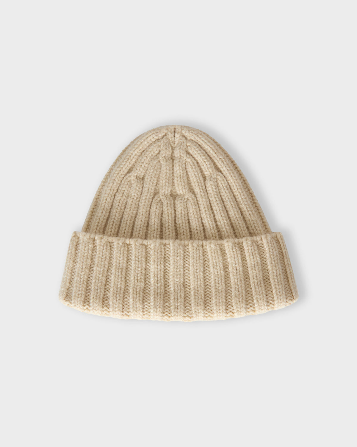 Åke Merino/Cashmere Knit Hat - Cream | Berg & Berg