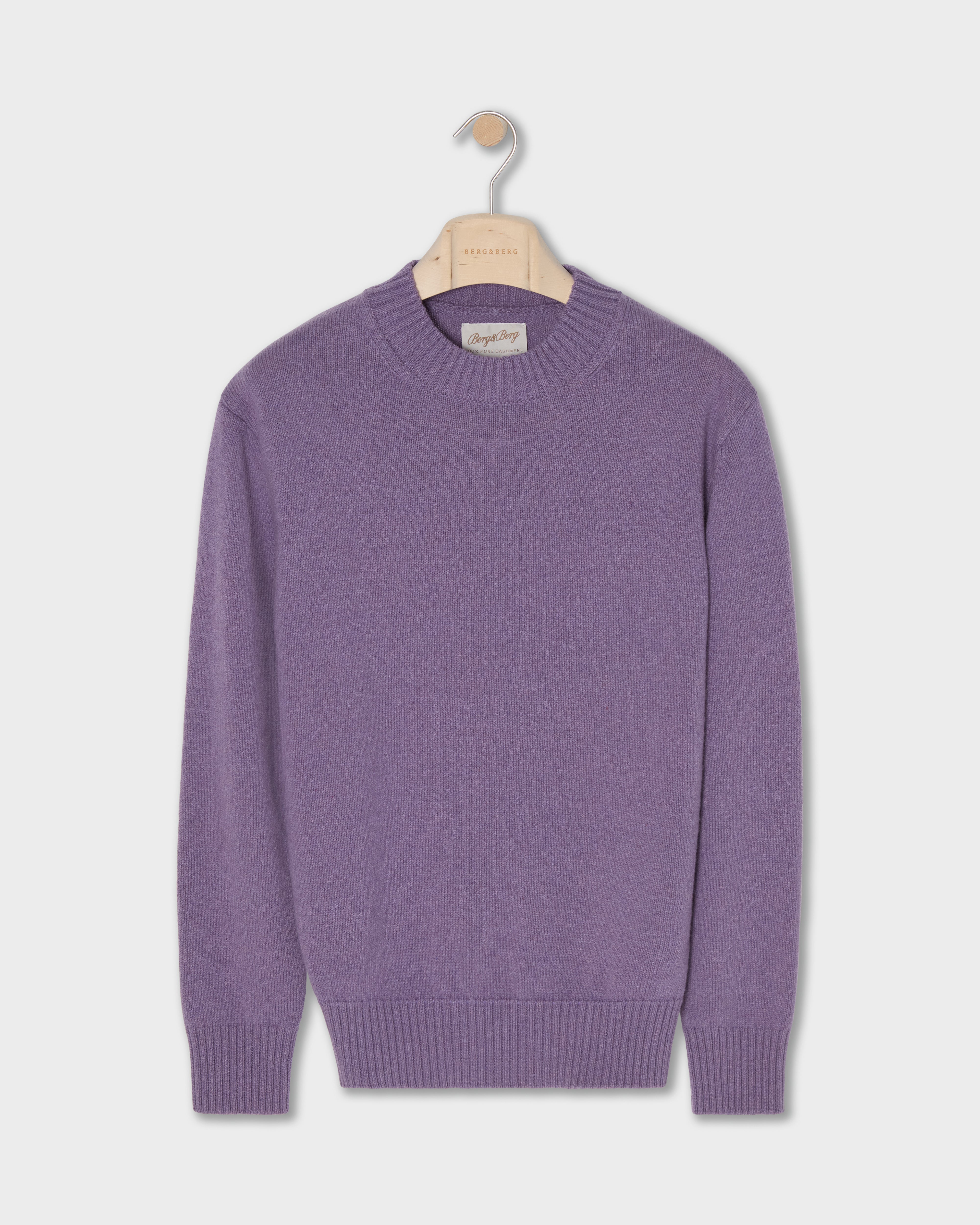 Ben Cashmere Sweater - Pale Violet | Berg & Berg