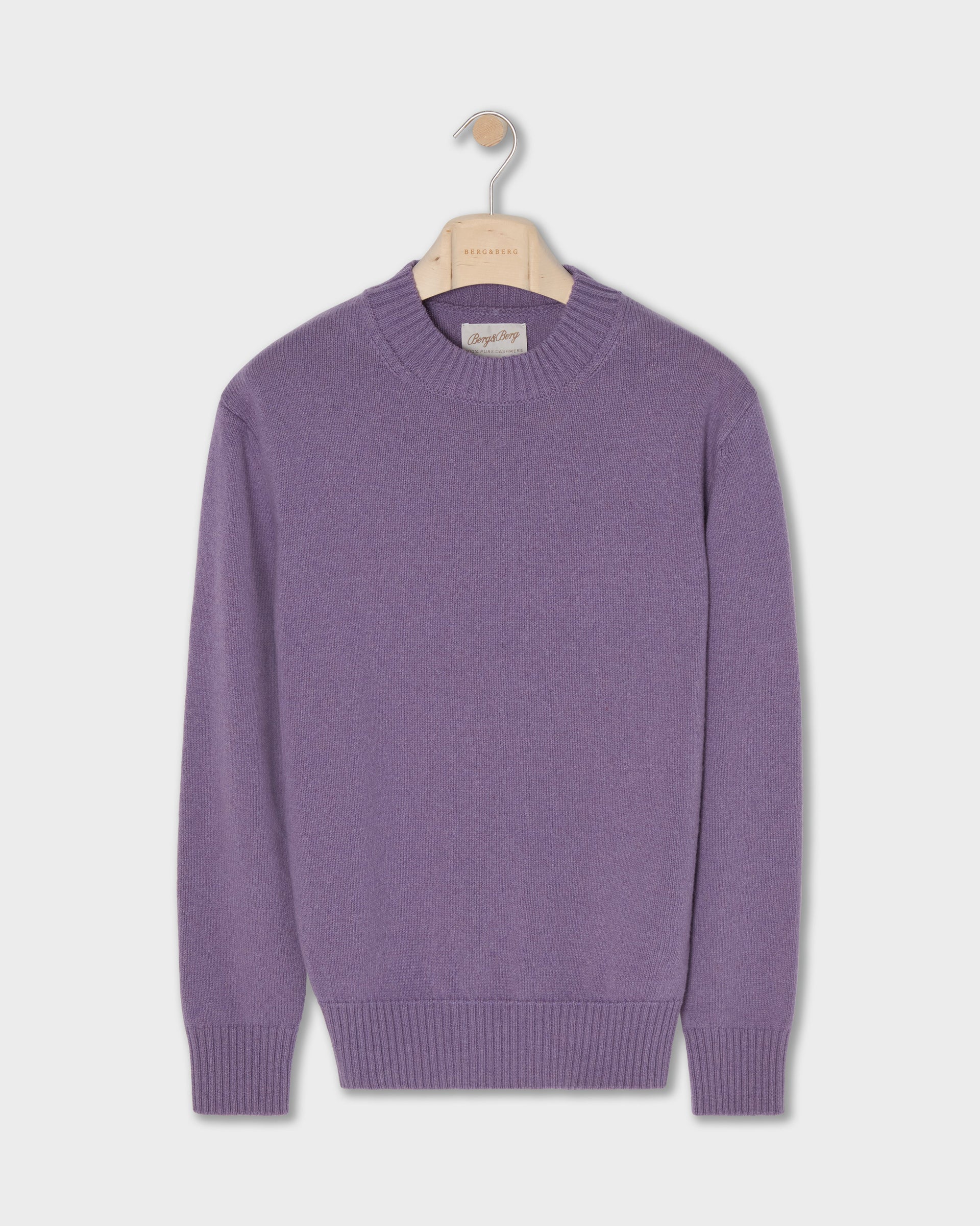 Ben Cashmere Sweater - Pale Violet | Berg & Berg