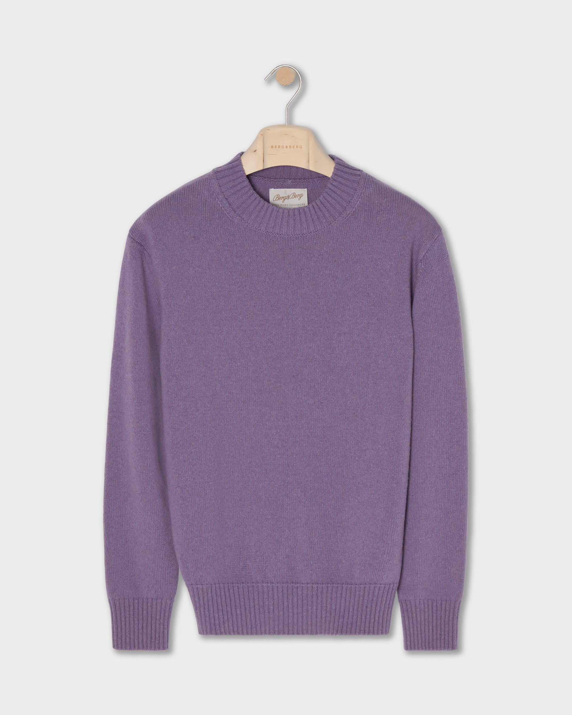 Ben Cashmere Sweater - Pale Violet | Berg & Berg