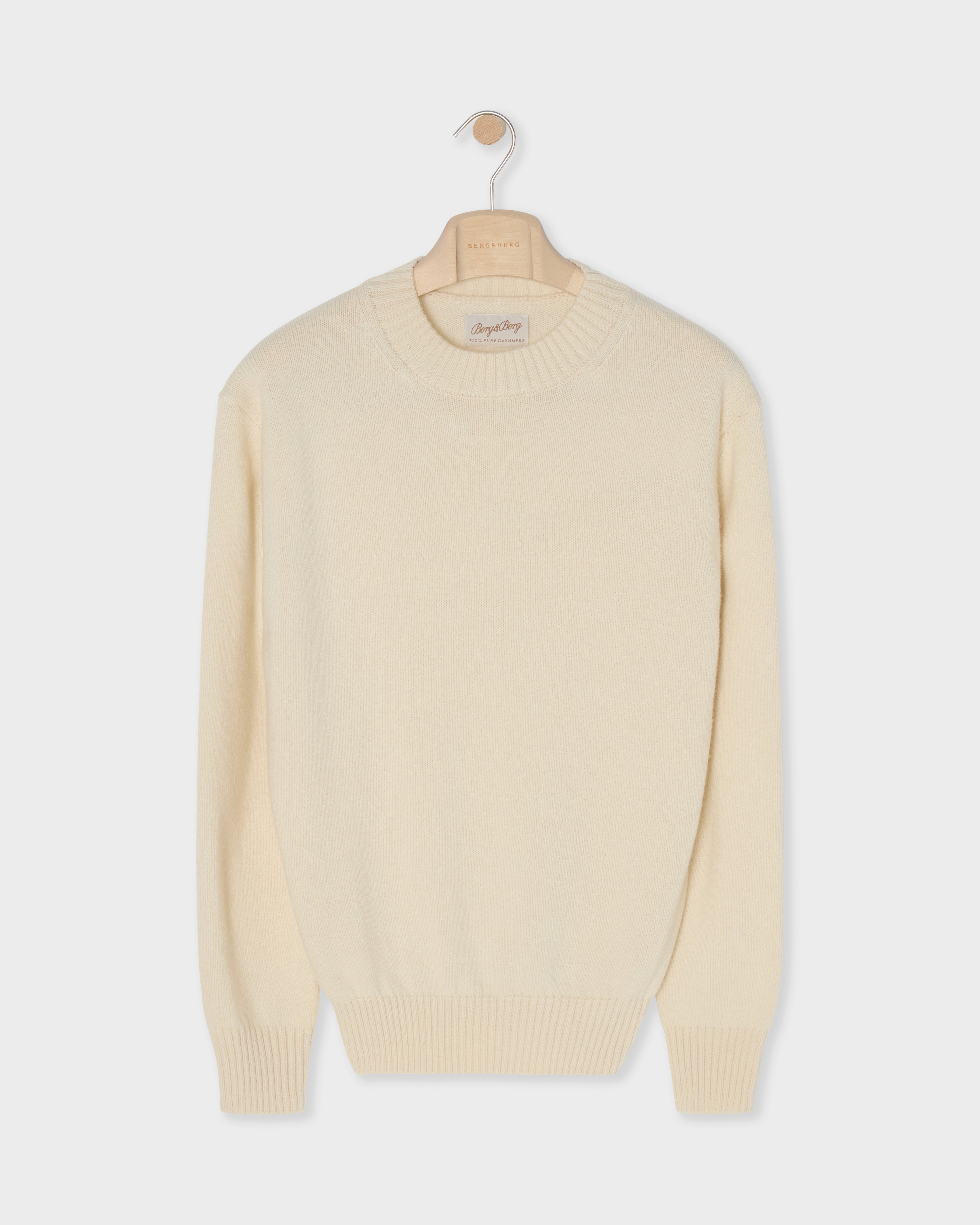 Ben Cashmere Sweater - Cream | Berg & Berg