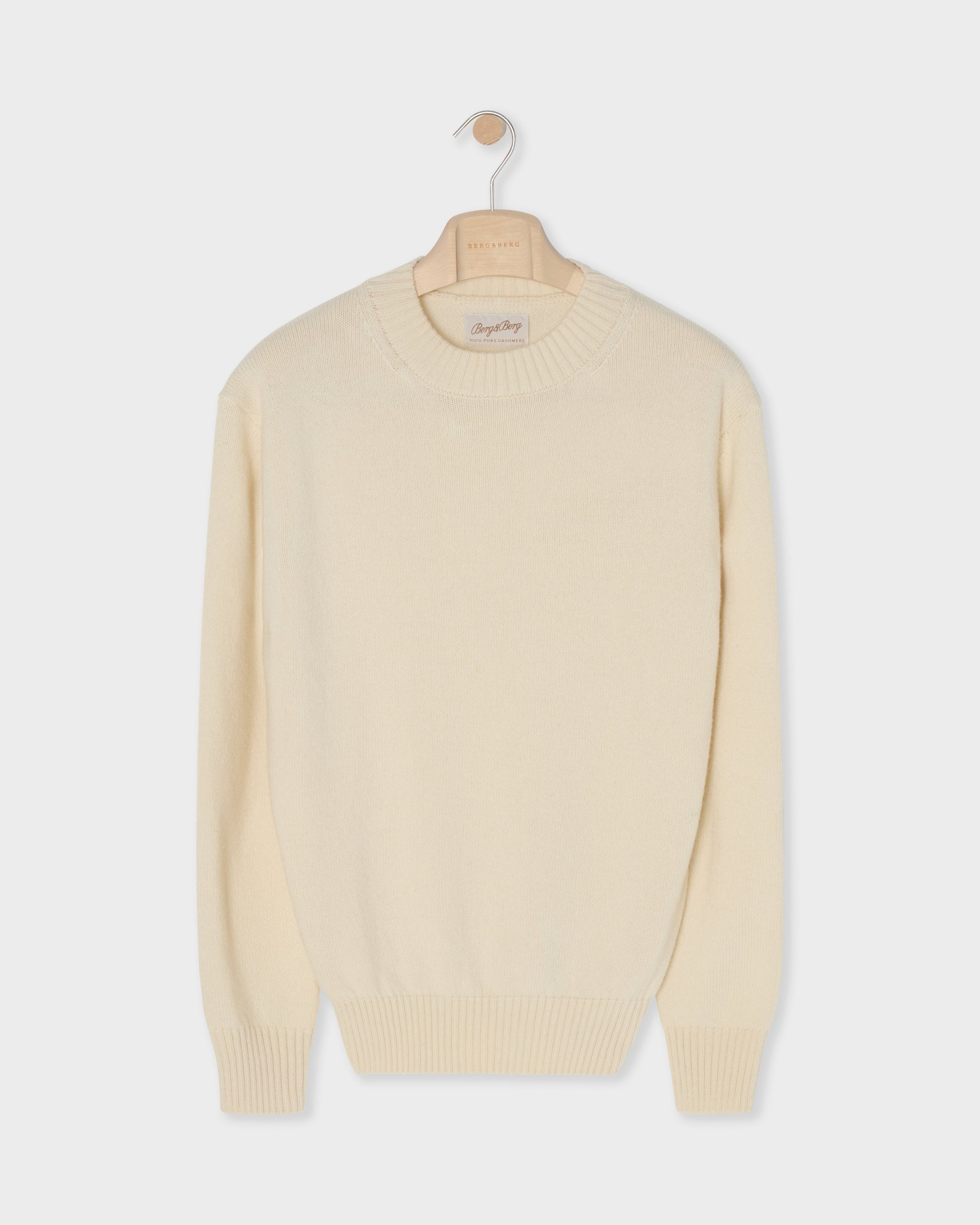 Ben Cashmere Sweater - Cream | Berg & Berg